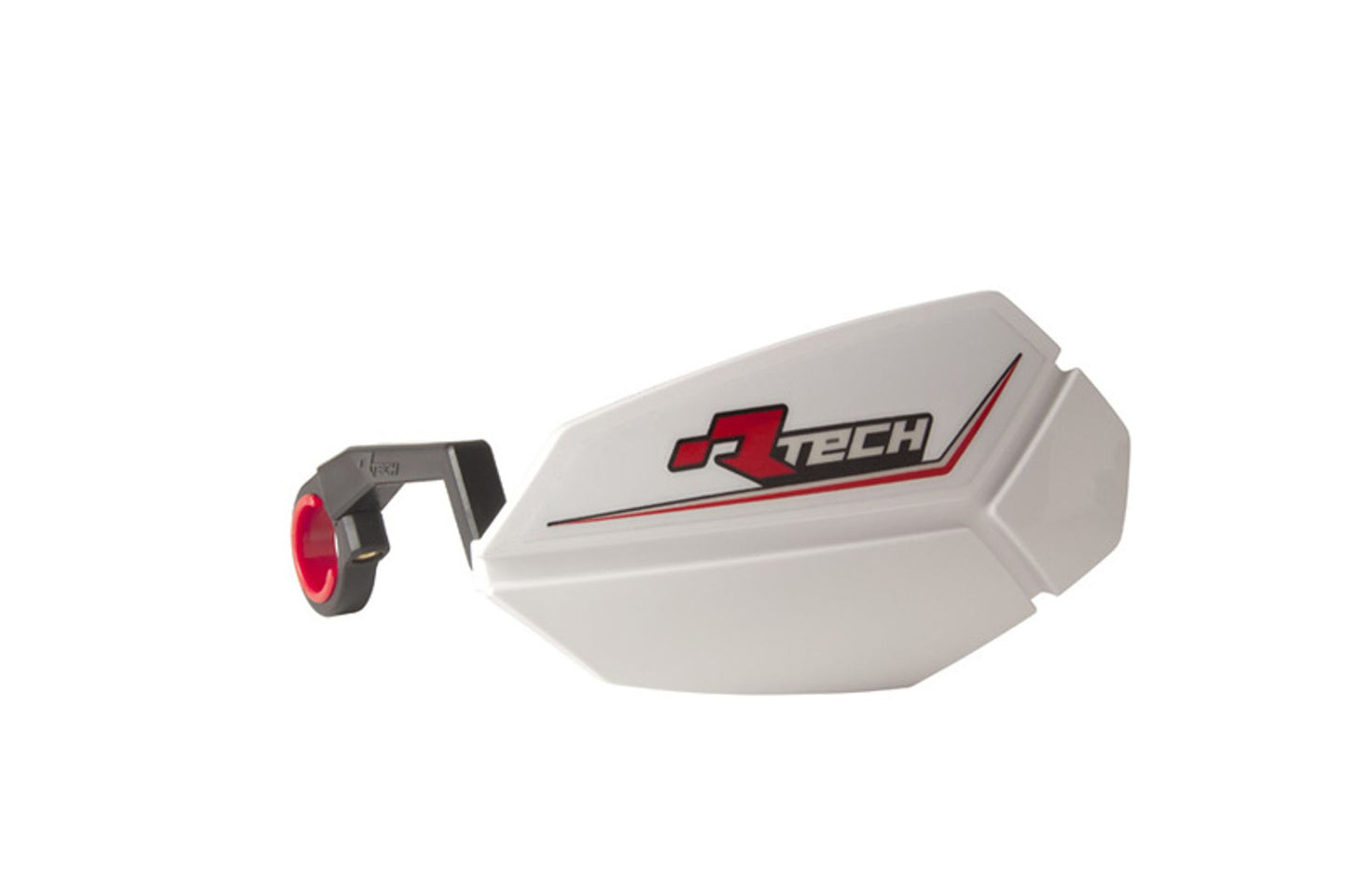Paramani Racetech BICI R20 CON KIT DI MONTAGGIO Protezione Mani Enduro BIANCO