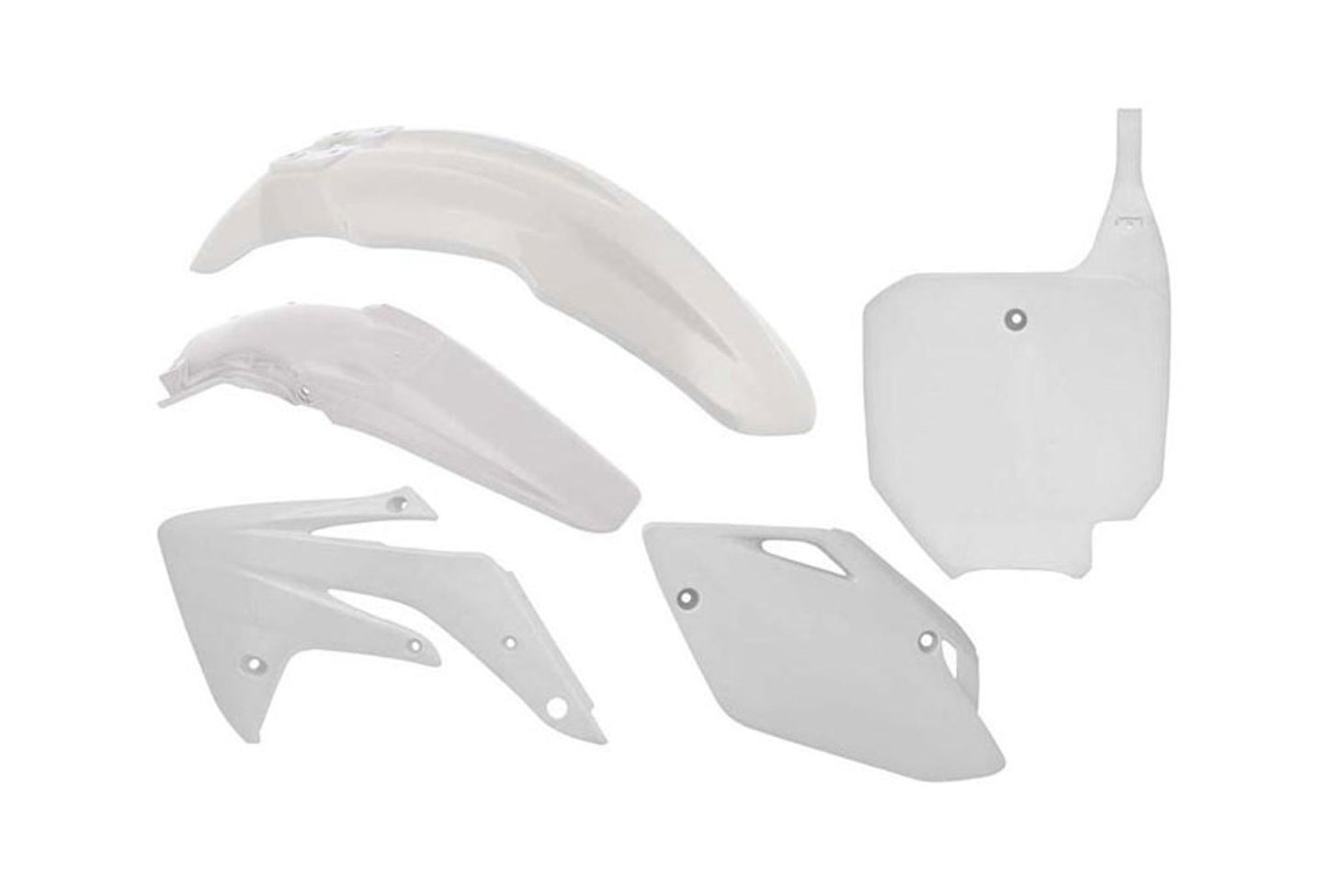 Kit Plastiche Racetech HONDA CRF 150 2007-2024 Kit Completo Enduro Motocross BIANCO