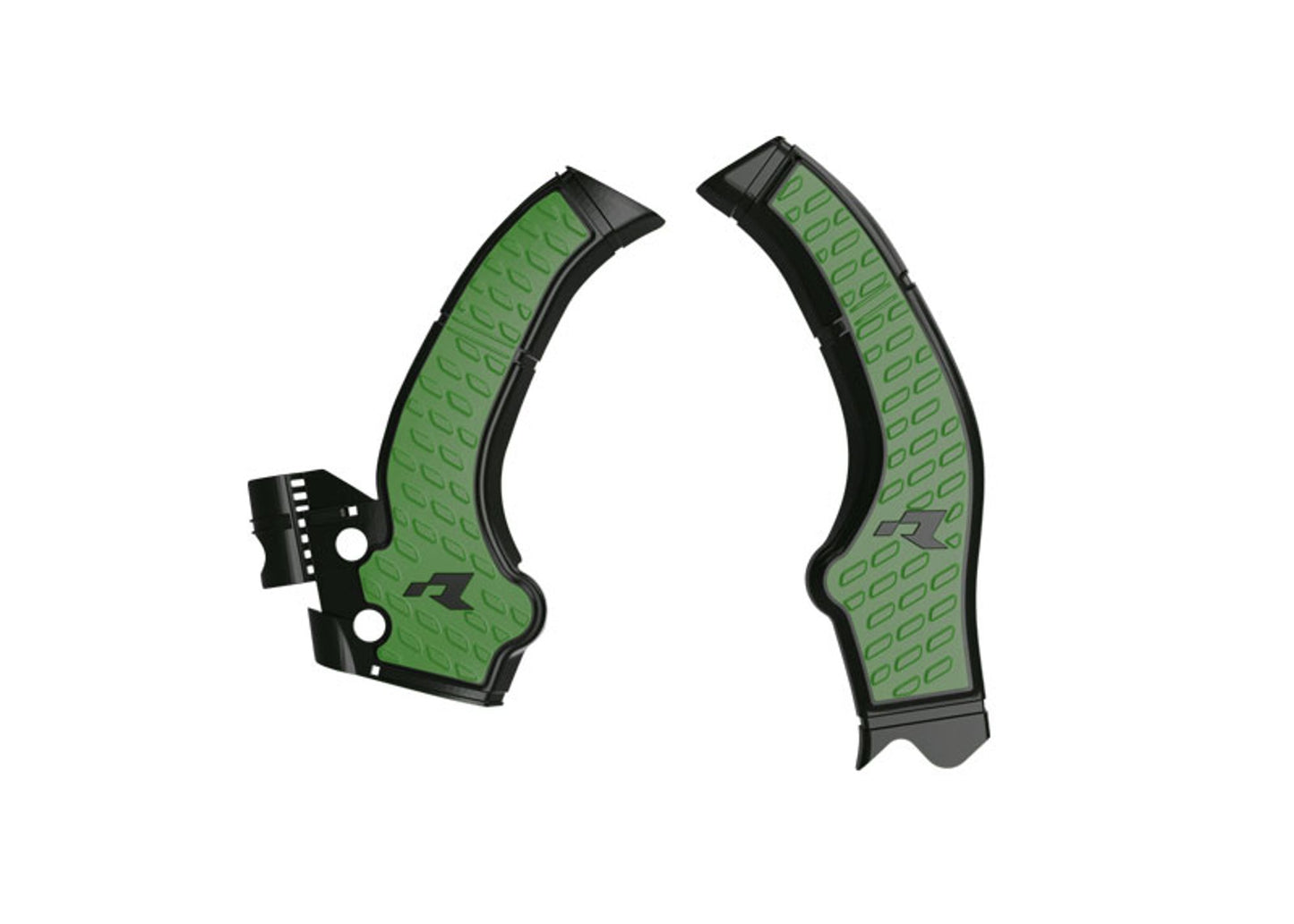 Racetech PROTEZIONE TELAIO BI-MATERIALE KOVE 800 2024-2026 NERO-VERDE MILITARE