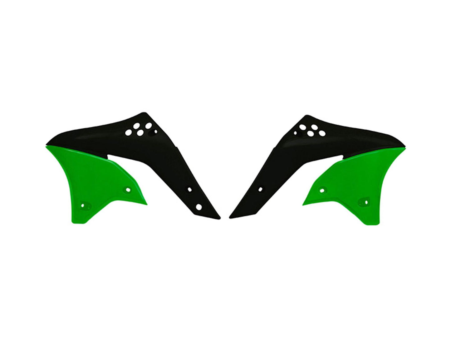 Convogliatori Racetech KAWASAKI KX 250 2006-2008 NERO - VERDE KAWASAKI