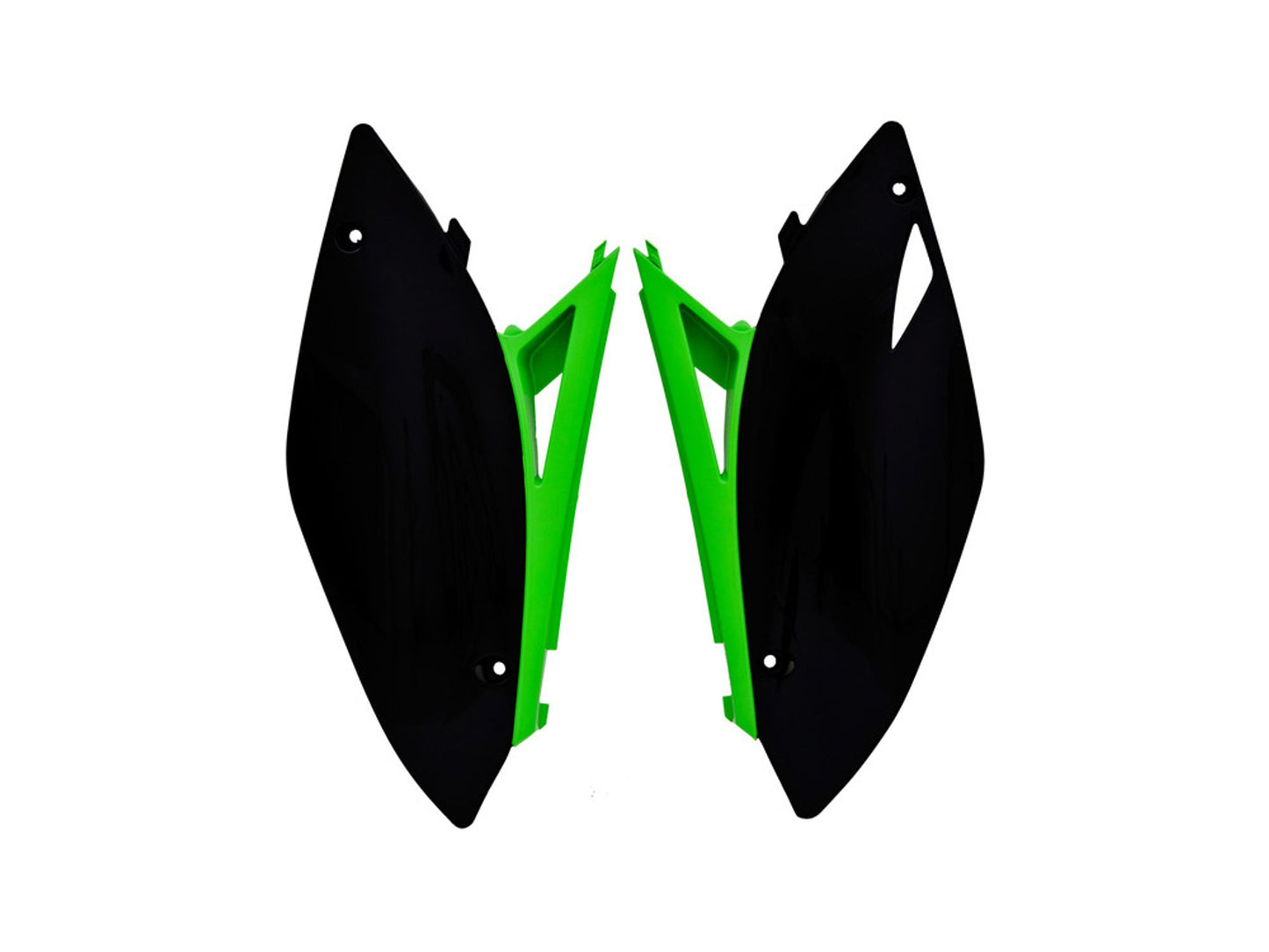 Tabelle Laterali Racetech KAWASAKI KX 250/450 2009-2012 NERO - VERDE KAWASAKI
