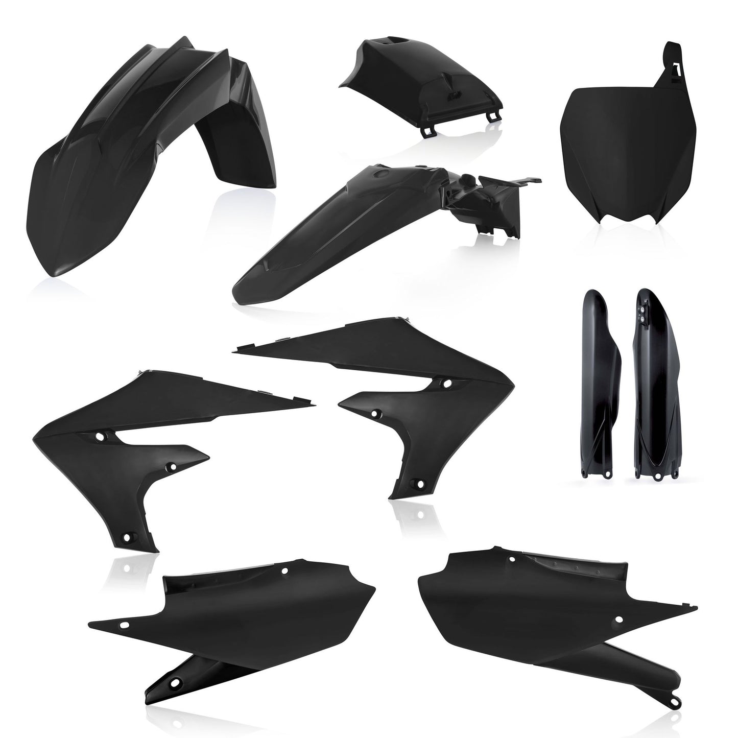 KIT PLASTICHE COMPLETO YAMAHA YZF250 2019 ACERBIS NERO