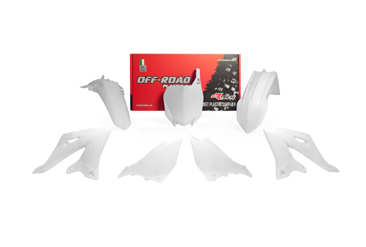 Kit Plastiche Racetech YAMAHA YZ 125/250 2022-2026 Kit Completo Enduro Motocross BIANCO