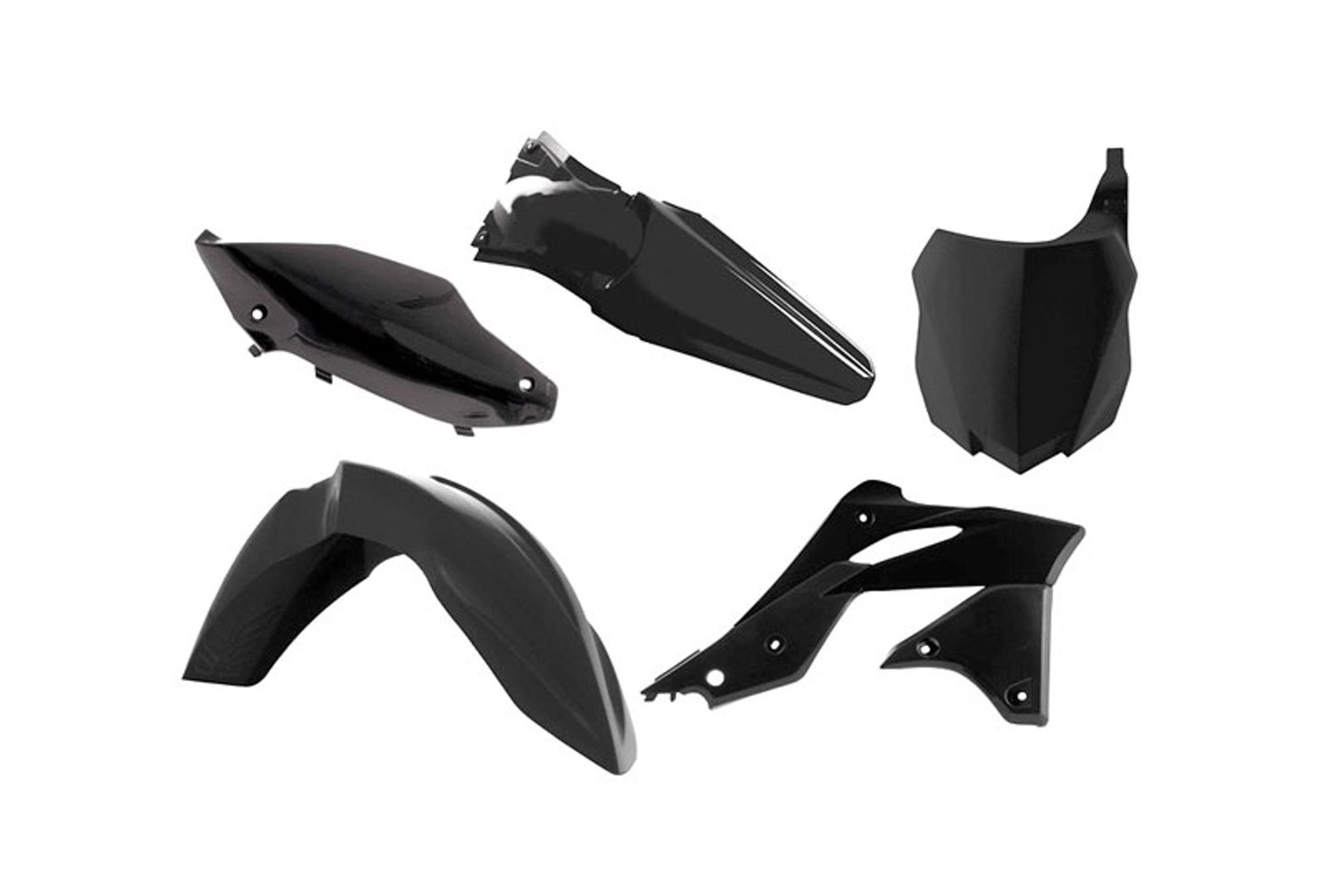 Kit Plastiche Racetech KAWASAKI KX 250 2013-2016 Kit Completo Enduro Motocross NERO