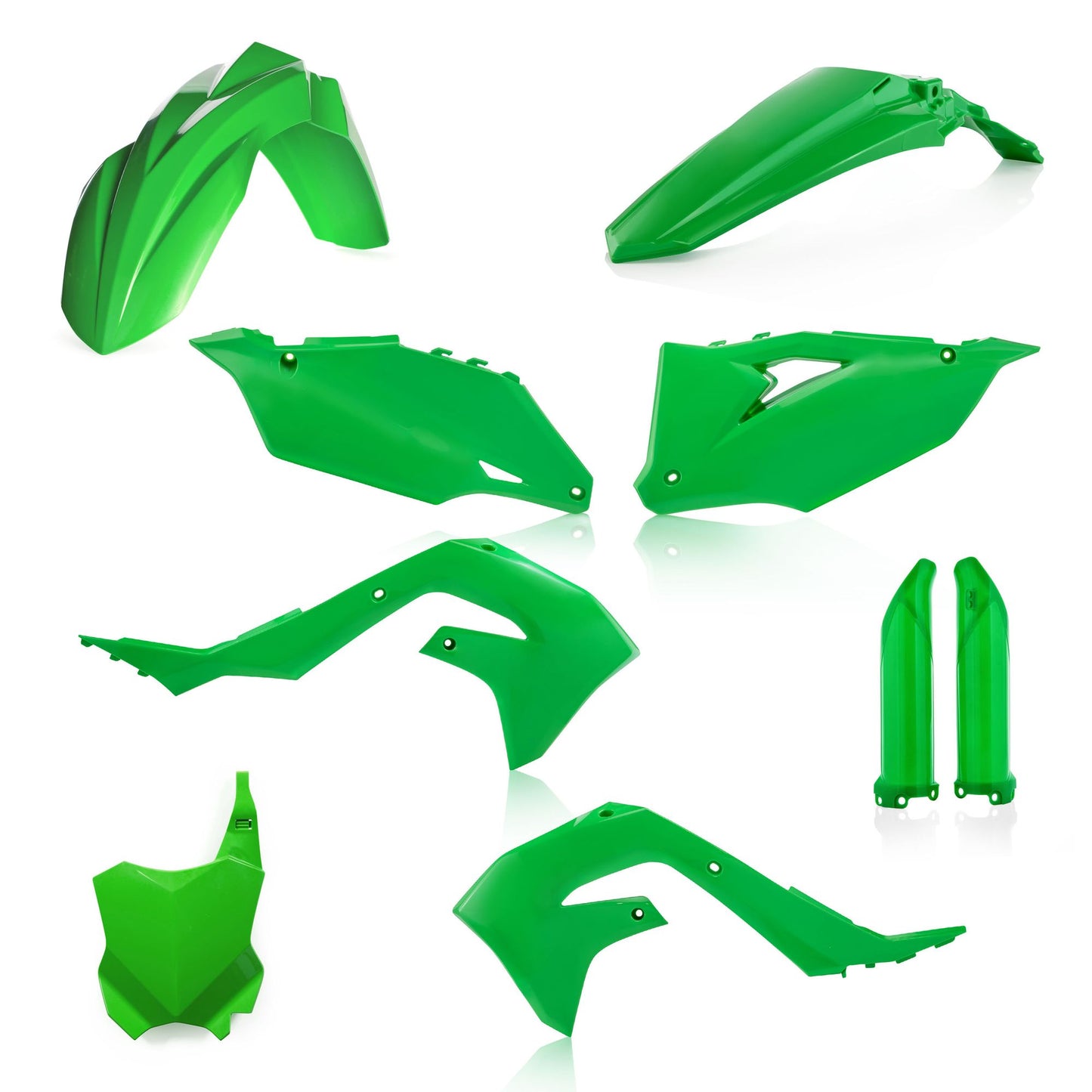 KIT PLASTICHE COMPLETO KAWASAKI KXF450 2019 ACERBIS VERDE