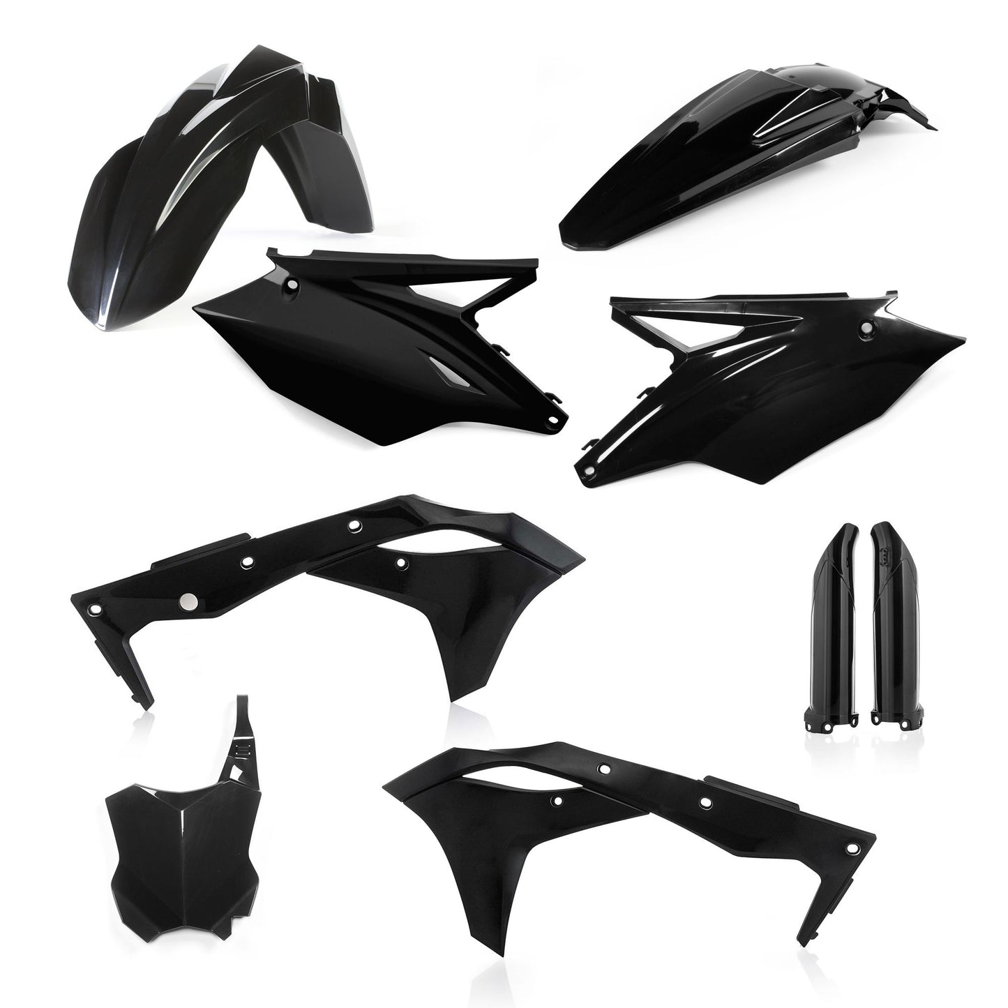 KIT PLASTICHE COMPLETO KAWASAKI KXF 250 2017 ACERBIS NERO