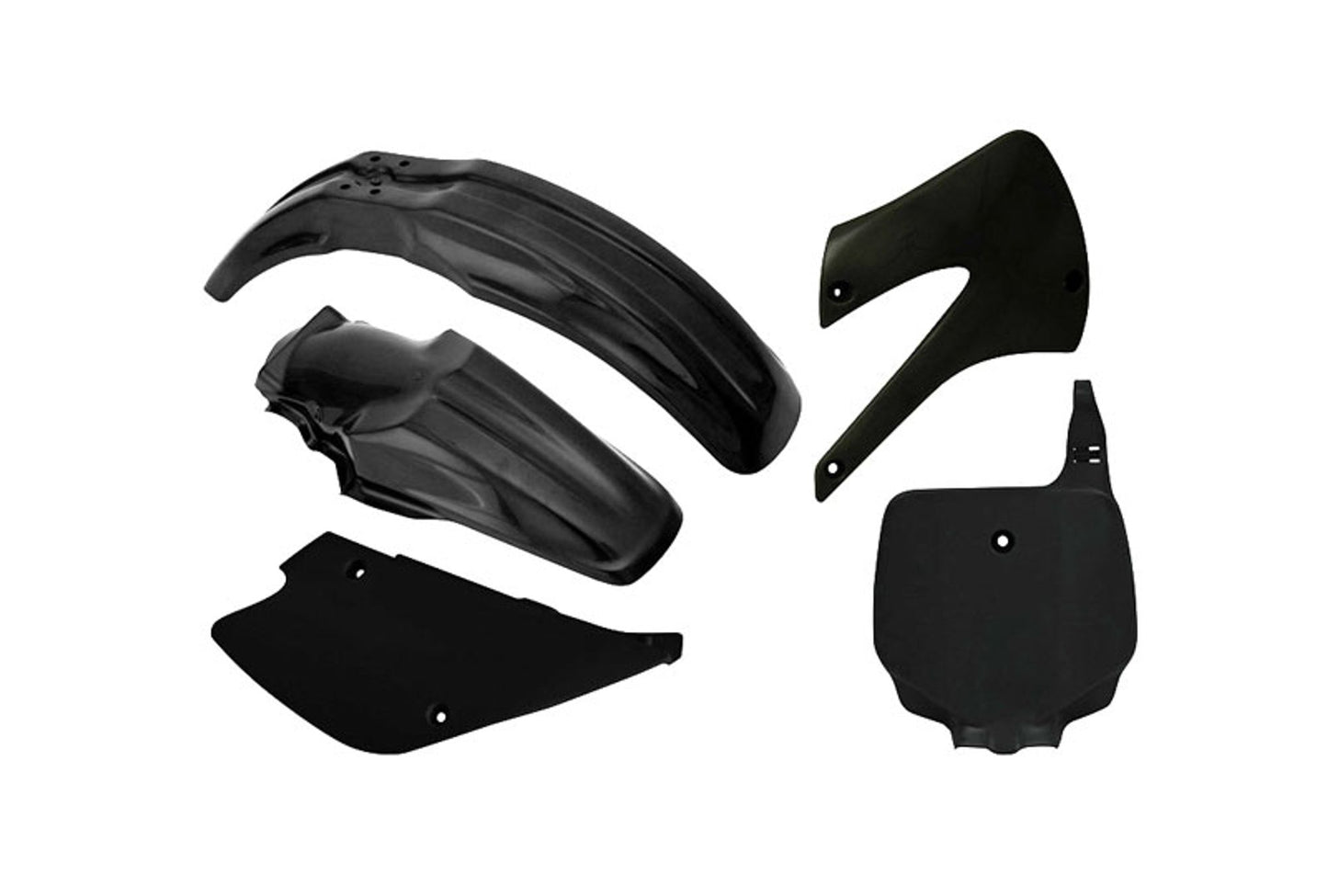 Kit Plastiche Racetech KAWASAKI KX 85/100 1998-2013 Kit Completo Enduro Motocross NERO