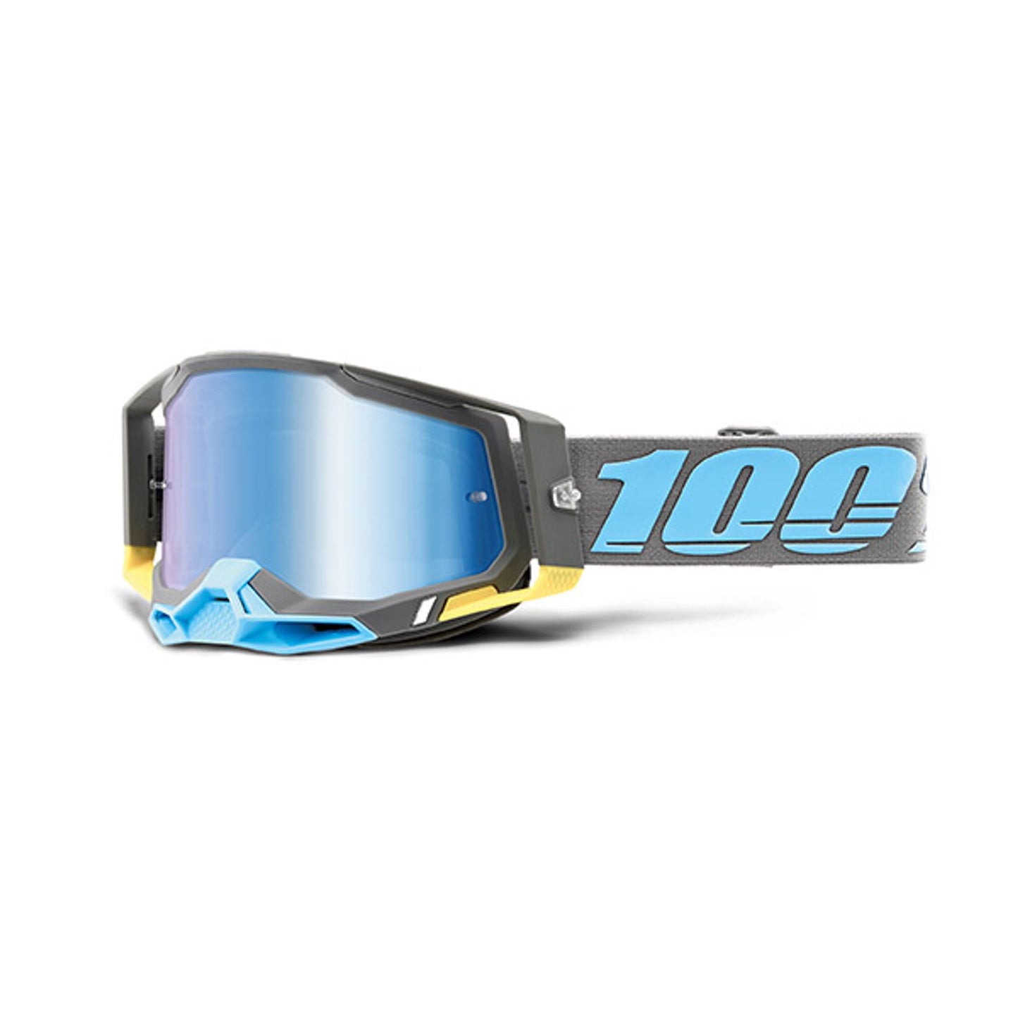 MASCHERA 100% RACECRAFT 2 TRINIDAD - LENTE A SPECCHIO BLU