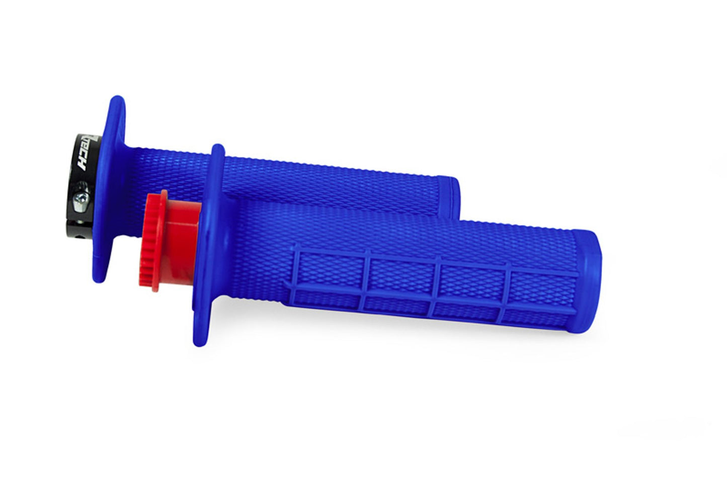 Racetech MANOPOLE R20 WAFFLE LOCK-ON UNIVERSALI - MODELLO HALF WAFFLE BLU