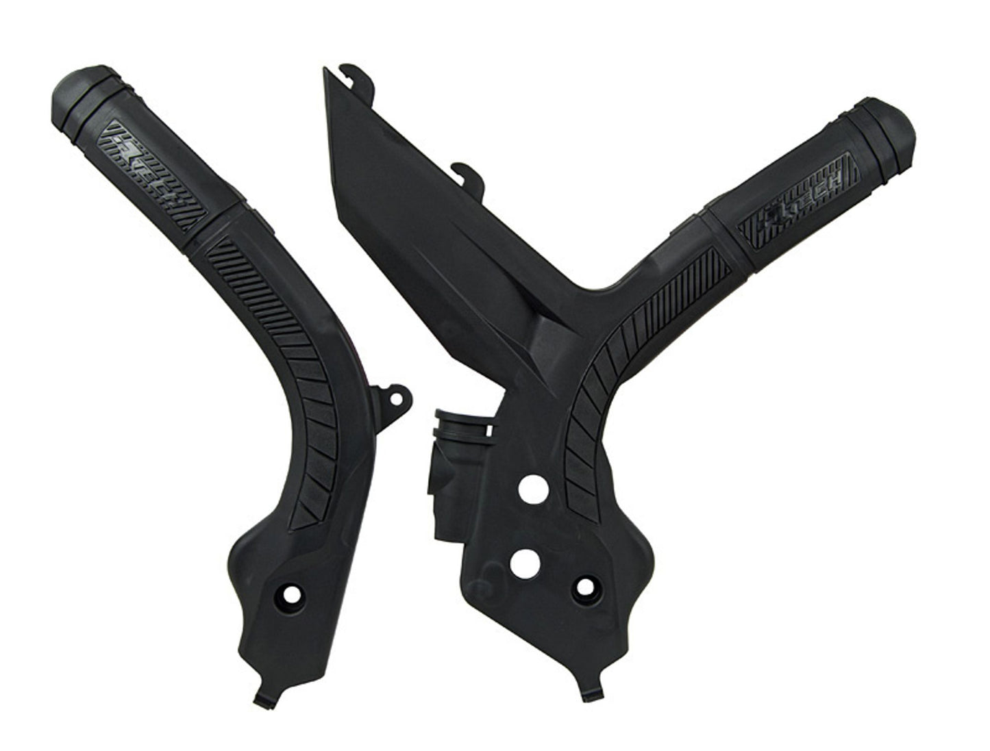Racetech PROTEZIONE TELAIO BI-MATERIALE KTM 125/150/250/300/350/450/500 2019-2022 NERO