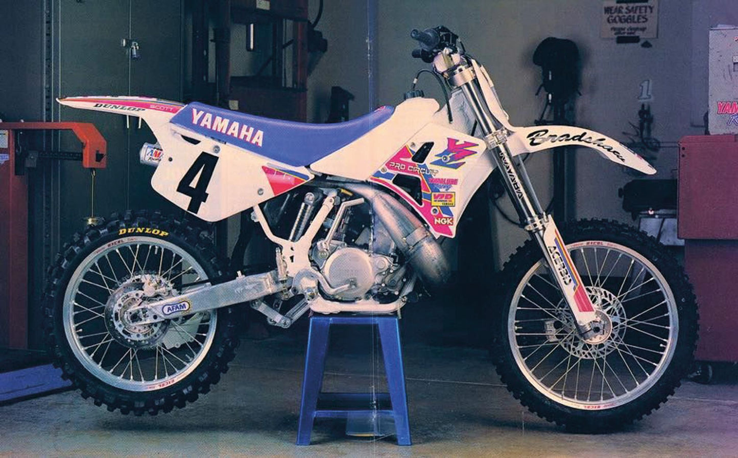 Kit Adesivi Replica Team Yamaha 1992 USA Blackbird Yamaha YZ 250 1990-1992