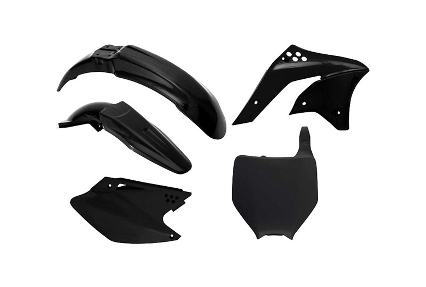 Kit Plastiche Racetech KAWASAKI KX 250 2006-2008 Kit Completo Enduro Motocross NERO