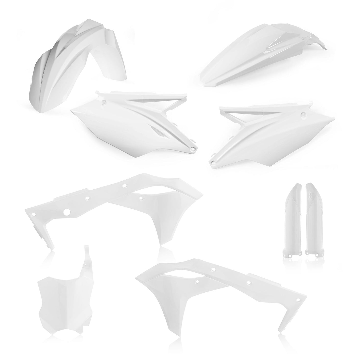 KIT PLASTICHE COMPLETO KAWASAKI KXF 250 2017 ACERBIS BIANCO