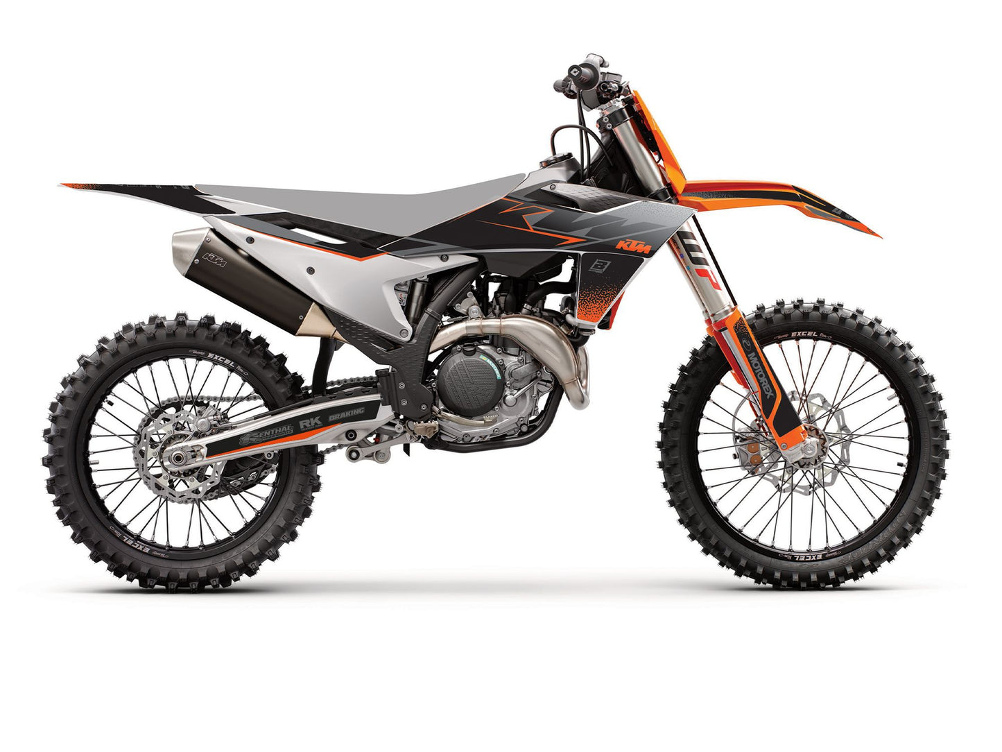 Kit Adesivi Mat Nero Blackbird Ktm SX 150 2023-2024