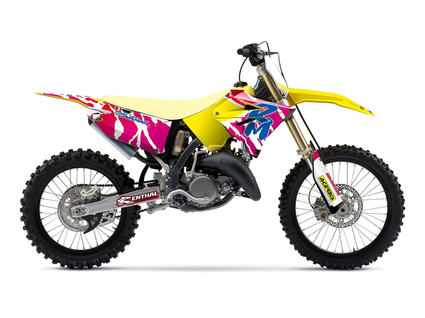 Kit Adesivi Retrò Blackbird Suzuki RM POLISPORT RESTYLE 2001-2008