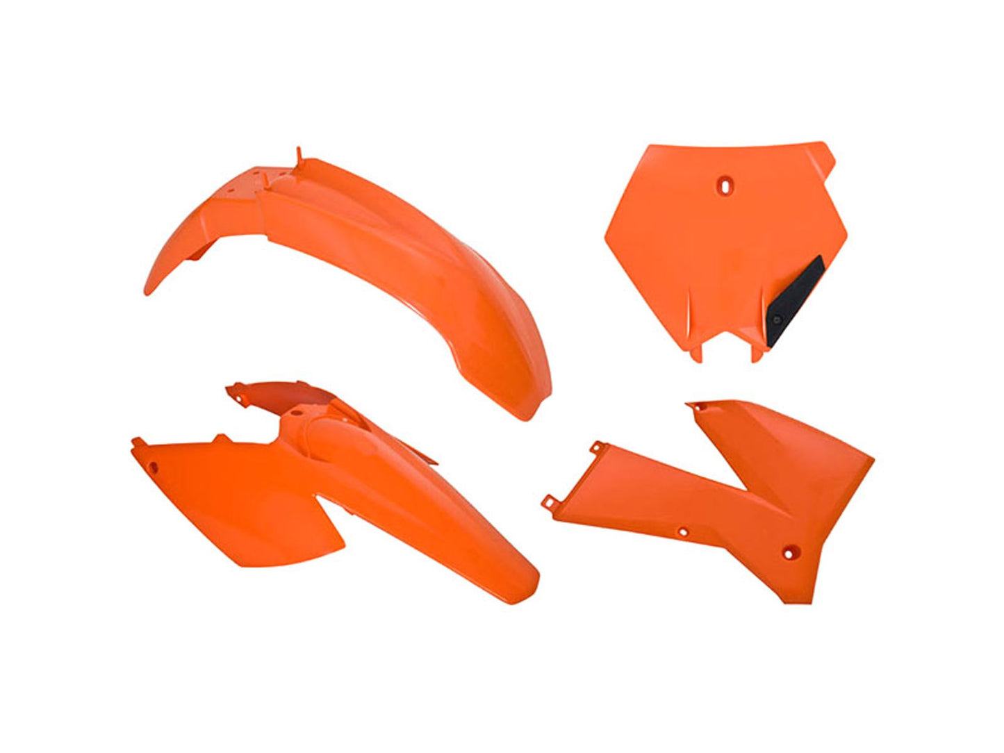 Kit Plastiche Racetech KTM 125/200/250/300/400/450/525 SENZA PARASTELI 2005-2006 Kit ARANCIONE KTM