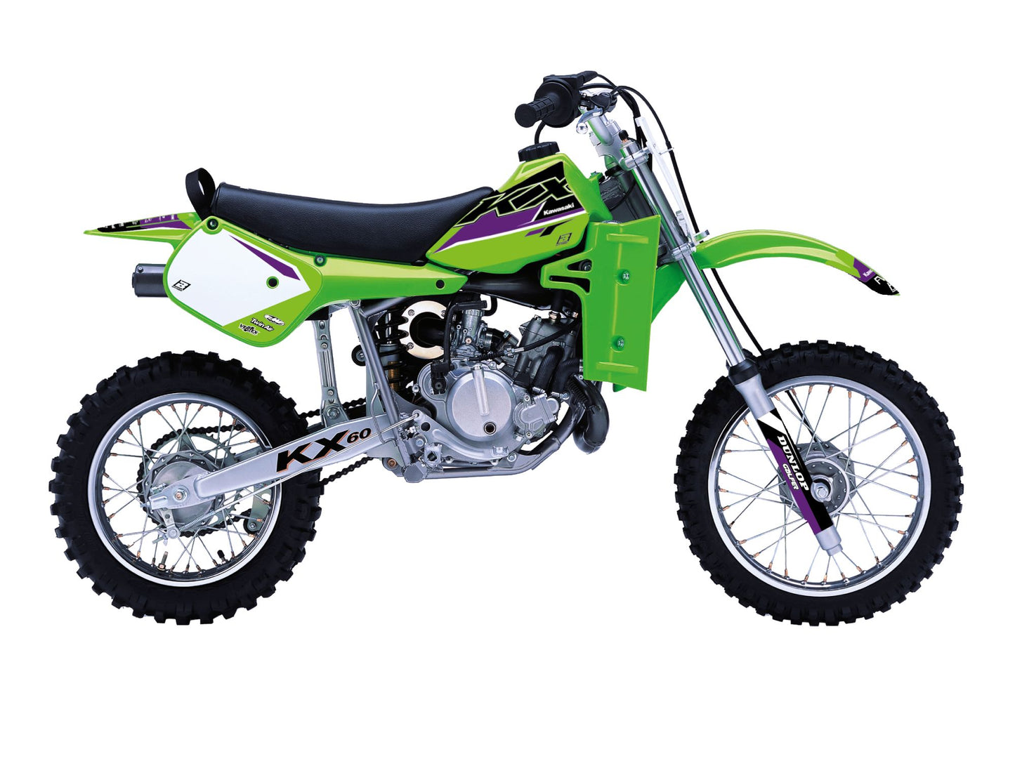 Kit Adesivi Dream 5 Blackbird Kawasaki KX 60 1985-2020