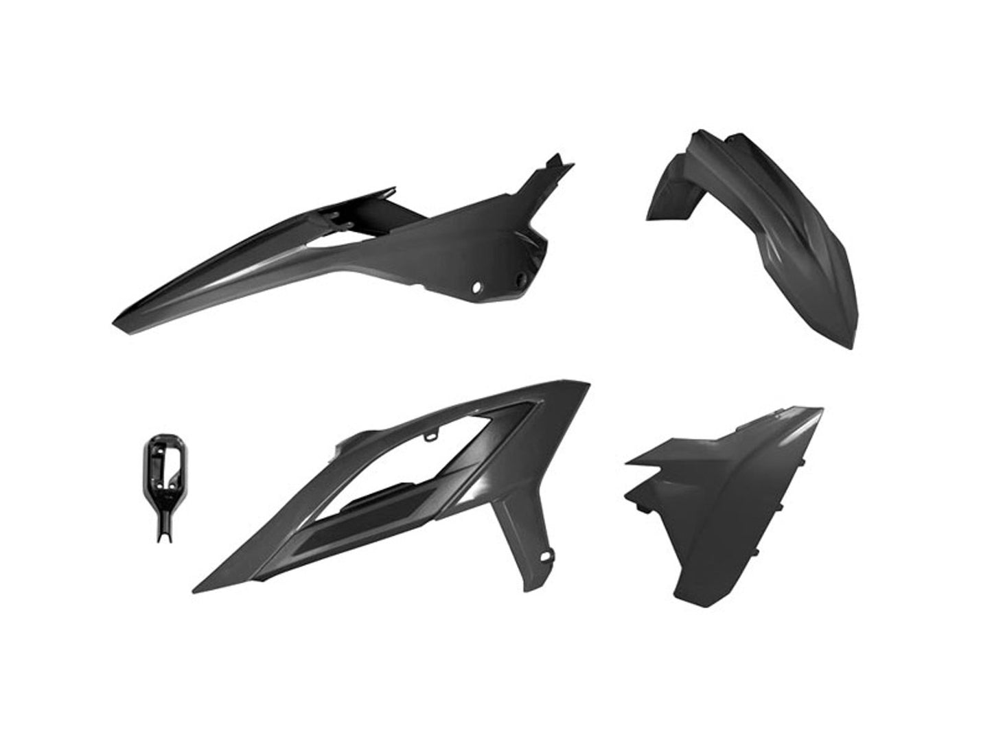Kit Plastiche Racetech BETA RR 125/200/250/300/350/390/430/480 SENZA TABELLA ANTERIORE 2023-2024 Kit NERO