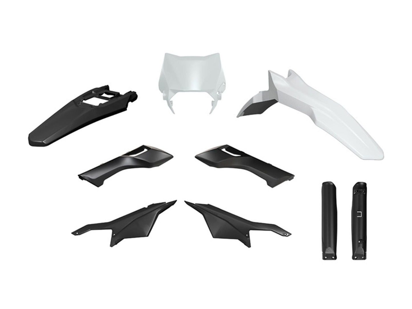 Kit Plastiche Racetech REVOLUTION SUR-RON ULTRA BEE 2023-2026 Kit BIANCO-NERO