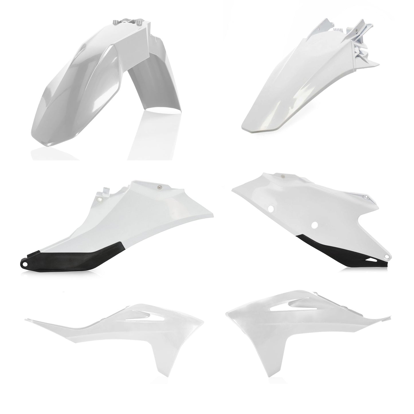 KIT PLASTICHE GASGAS EC-ECF 21 ACERBIS BIANCO/NERO