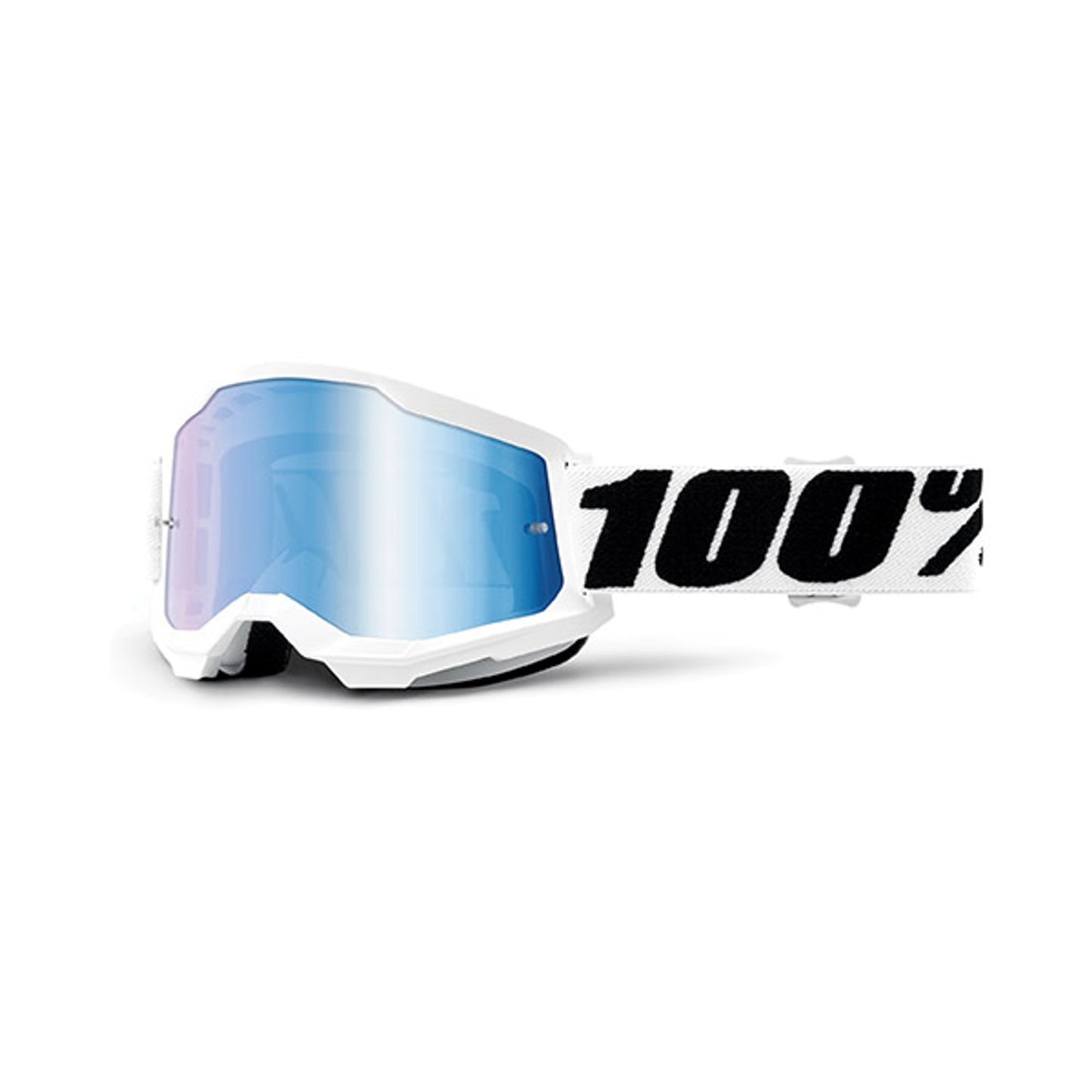 MASCHERA 100% STRATA 2 EVEREST - LENTE A SPECCHIO BLU