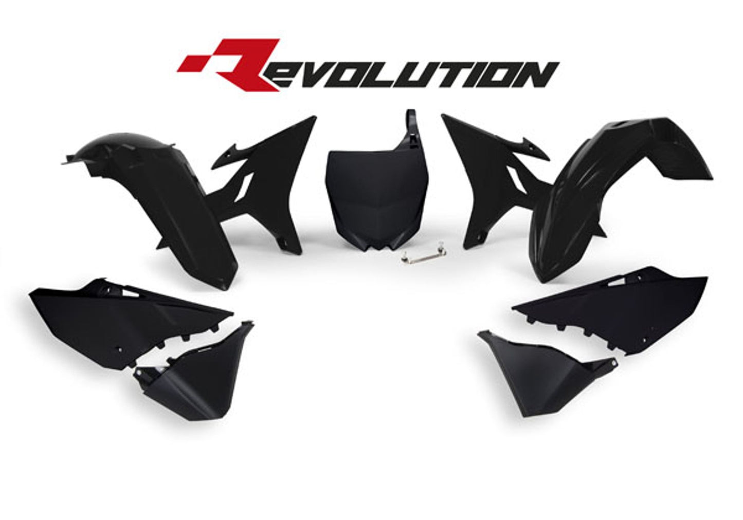 Kit Plastiche Racetech REVOLUTION YAMAHA YZ 125/250 2002-2022 Kit Completo Enduro NERO