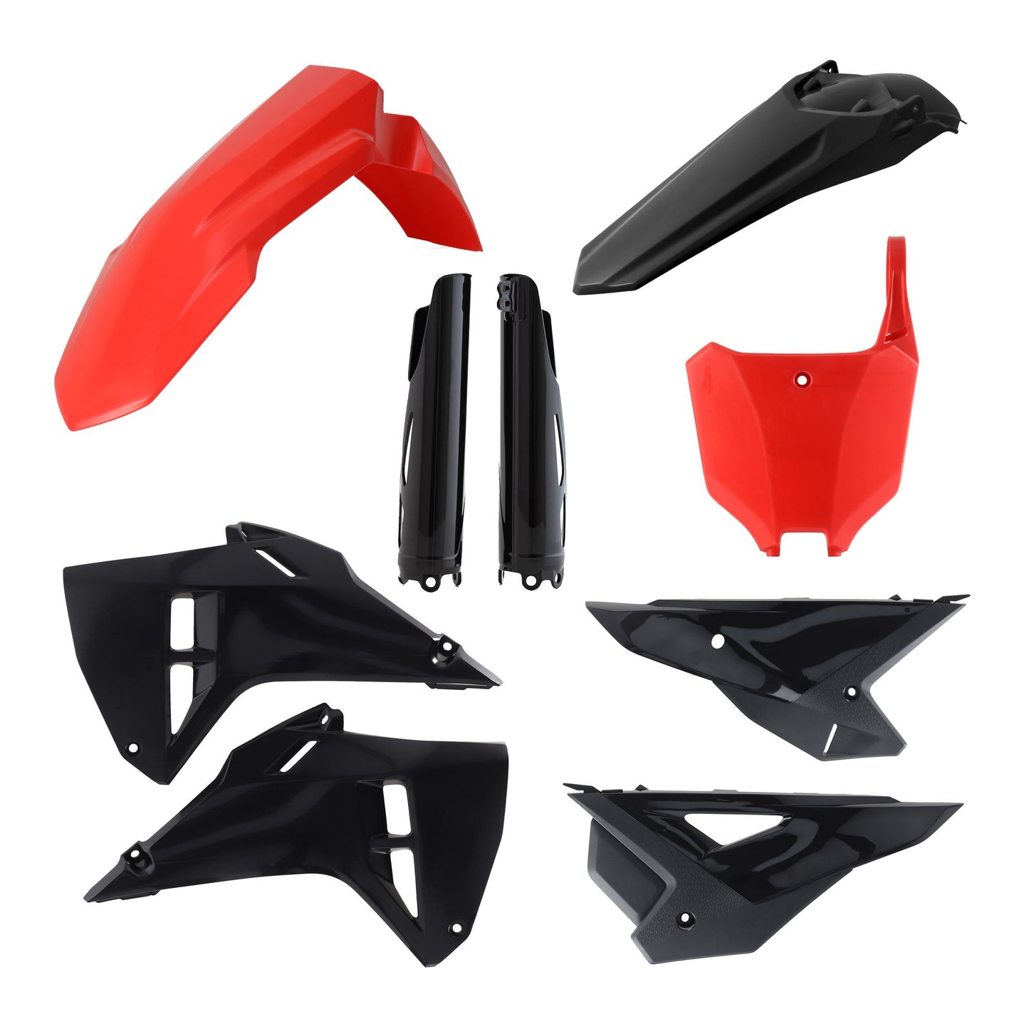 KIT PLASTICHE COMPLETO HONDA CRF450R 25 ACERBIS ROSSO/NERO