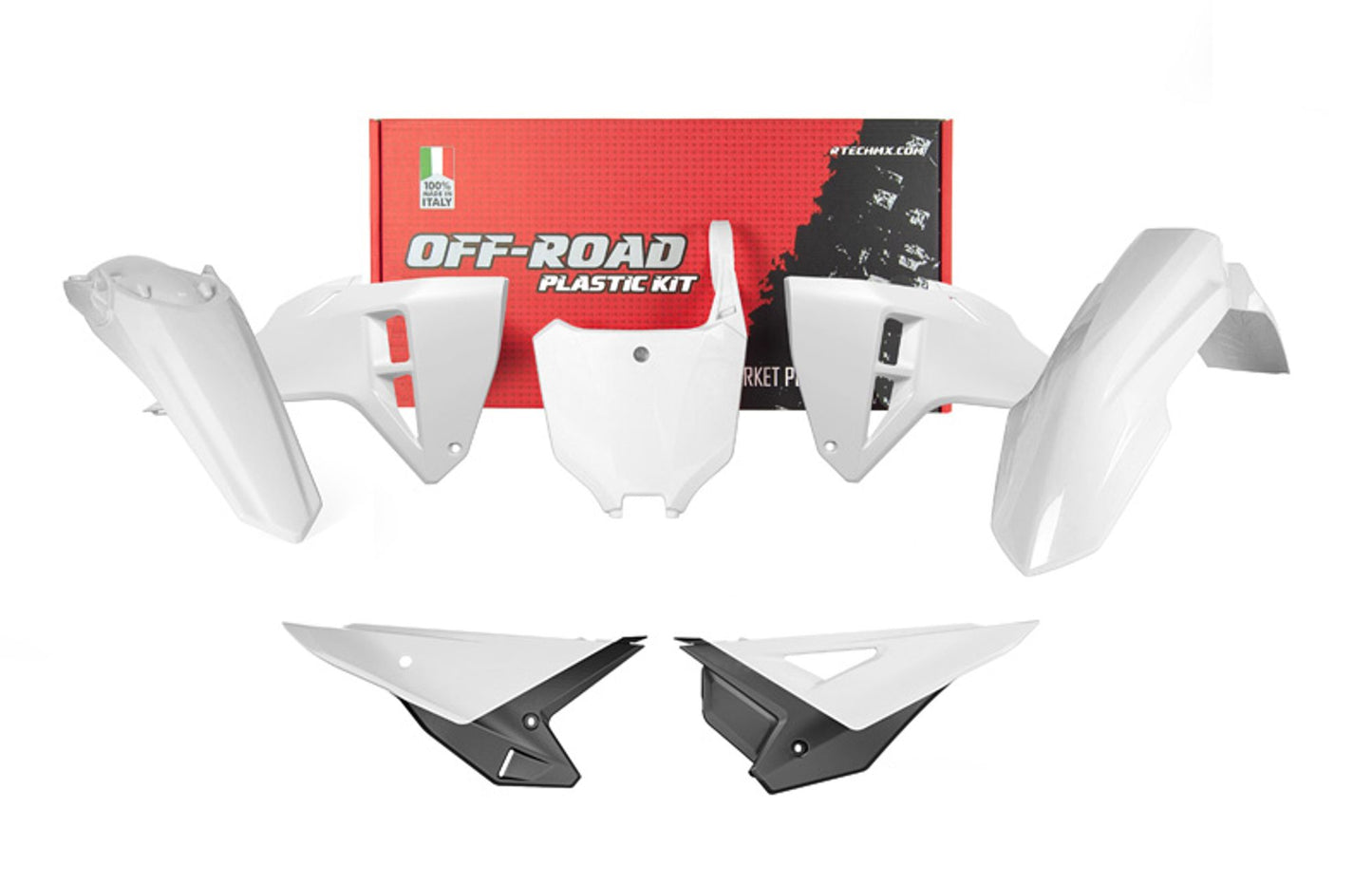 Kit Plastiche Racetech HONDA CRF 250/450 2025-2026 Kit BIANCO - NERO