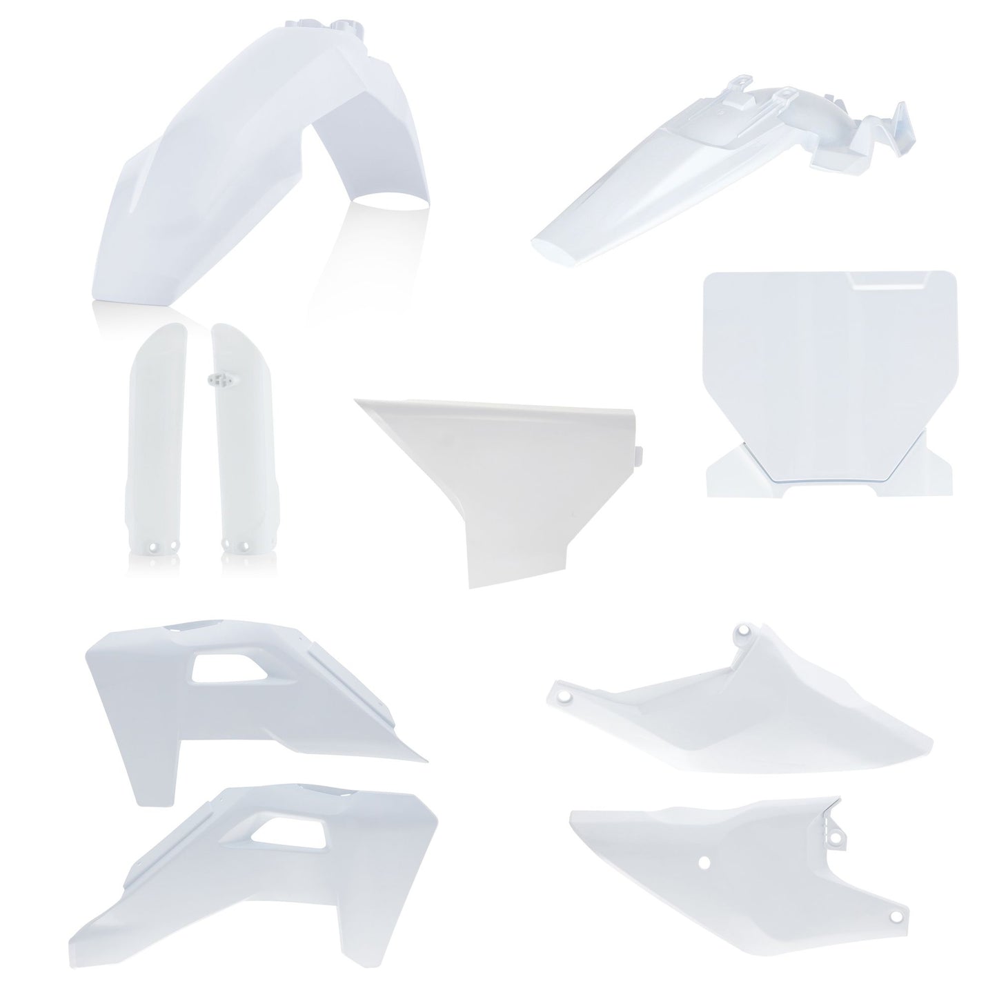 FULLKIT PLASTICA PER HU TC85 25 ACERBIS BIANCO