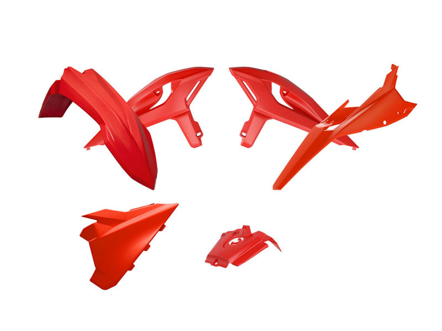 Kit Plastiche Racetech BETA RR 125/200/250/300/350/390 SENZA TABELLA ANTERIORE 2025-2026 Kit ROSSO BETA