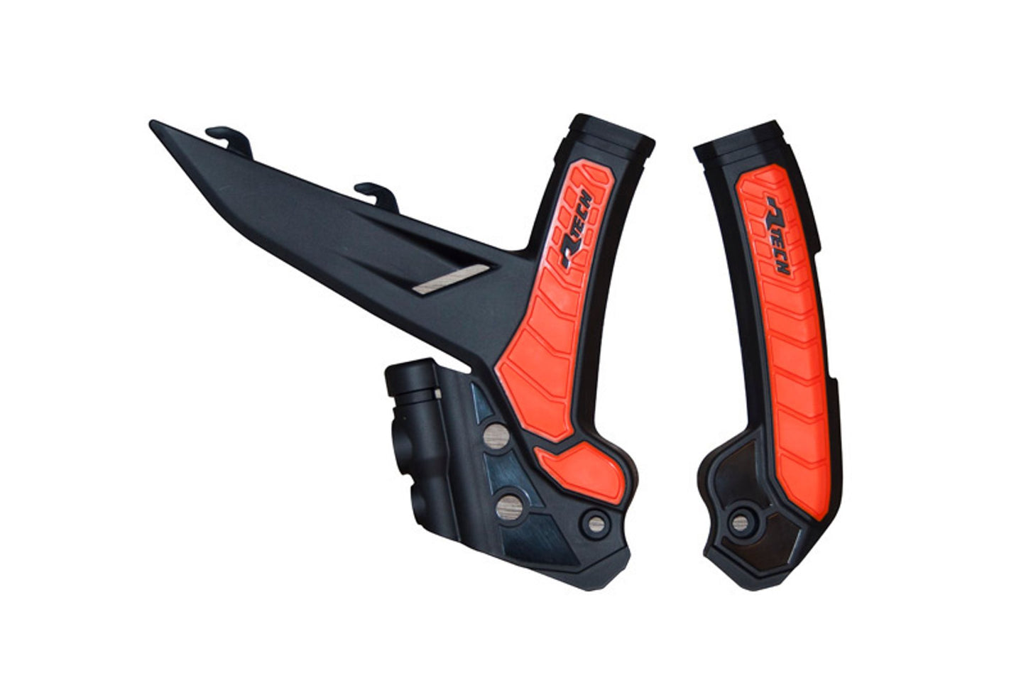 Racetech PROTEZIONE TELAIO BI-MATERIALE KTM 125/250/300/350/450/500 2023-2026 NERO-ARANCIONE