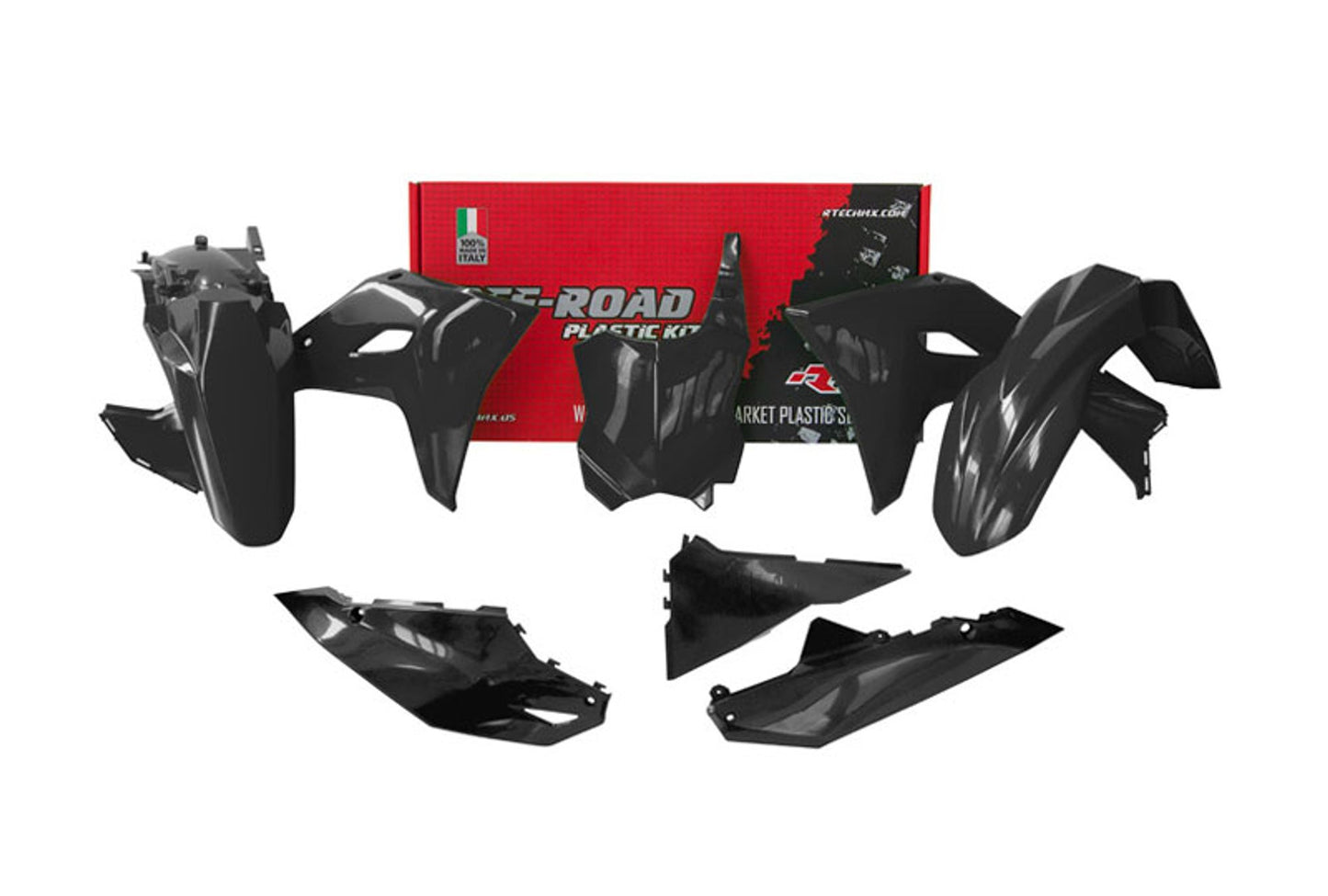 Kit Plastiche Racetech KAWASAKI KX 250/450 2024-2026 Kit Completo Enduro Motocross NERO