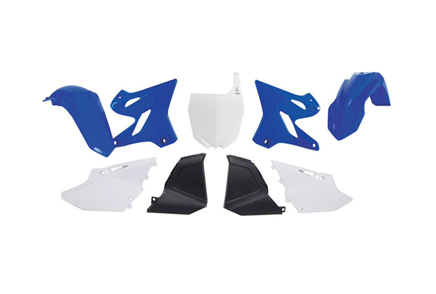Kit Plastiche Racetech FACTORY YAMAHA YZ 125/250 2002-2021 Kit BLU - BIANCO - NERO