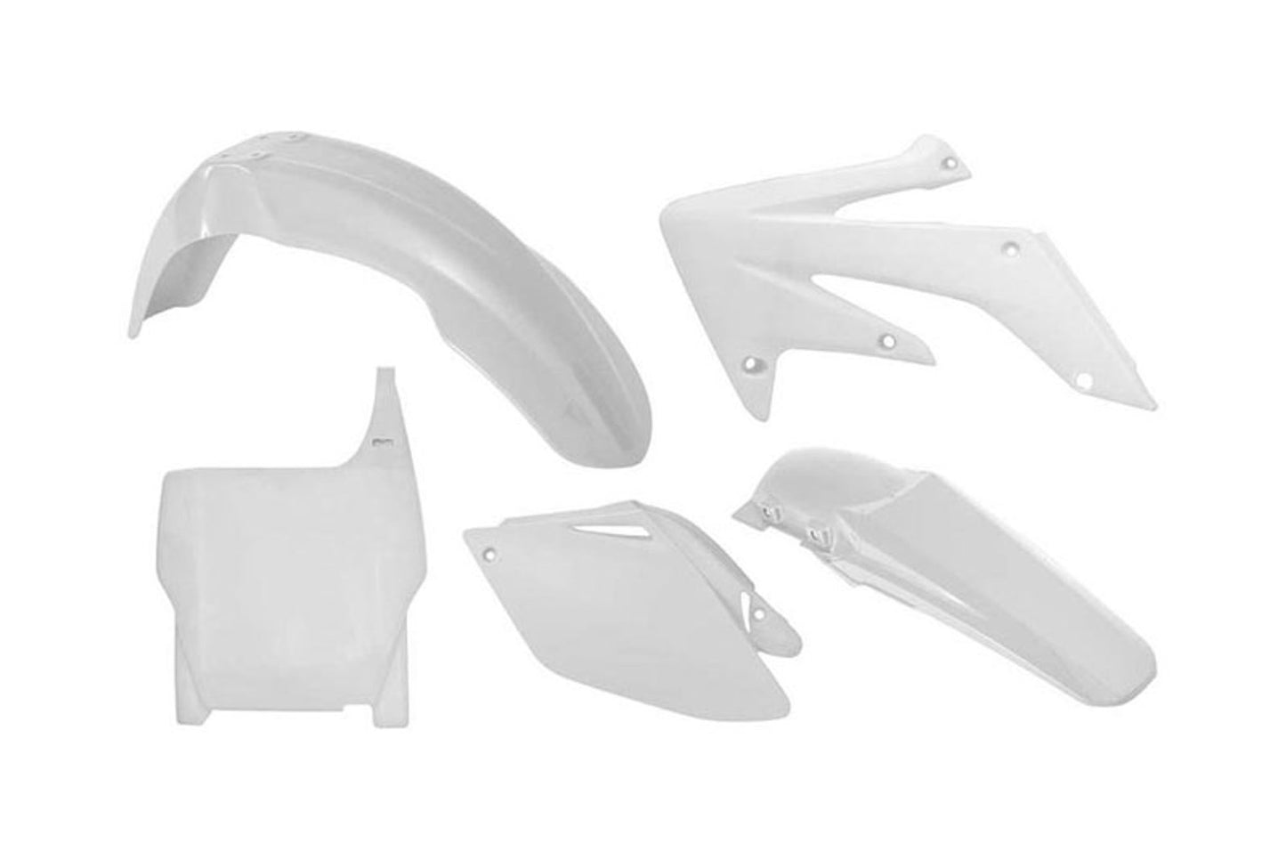 Kit Plastiche Racetech HONDA CRF 250 2006-2007 Kit Completo Enduro Motocross BIANCO