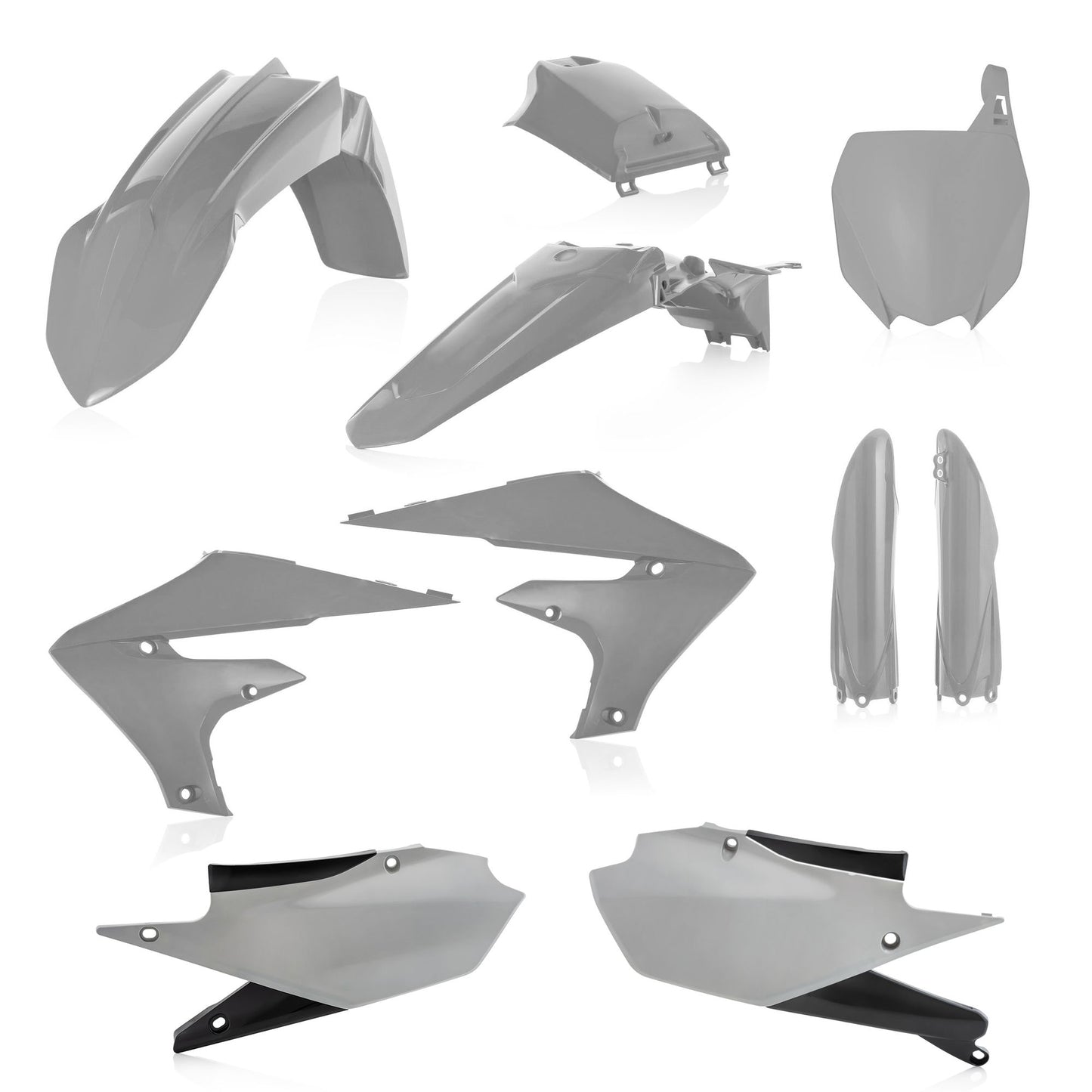 KIT PLASTICHE COMPLETO YAMAHA YZF450 2019 ACERBIS GRIGIO