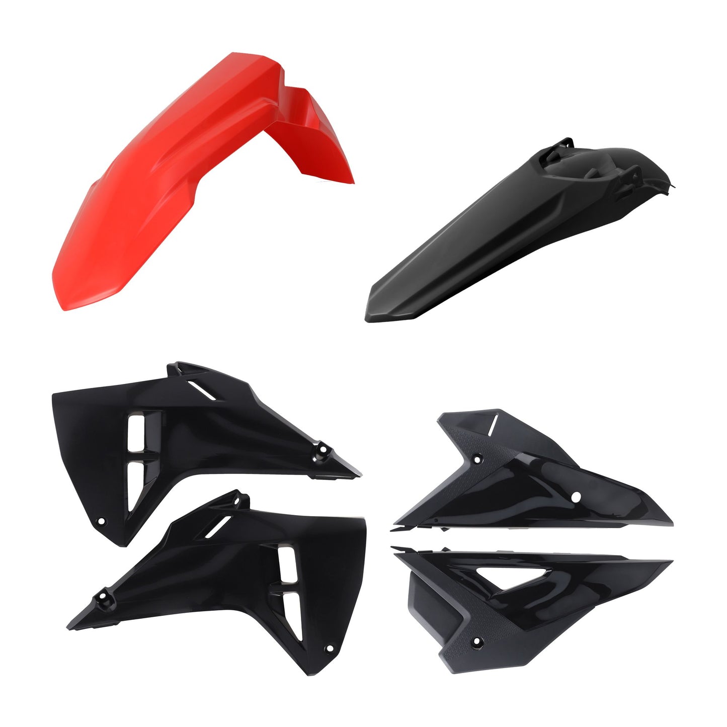 KIT PLASTICHE HONDA CRF450R 25 ACERBIS ROSSO/NERO