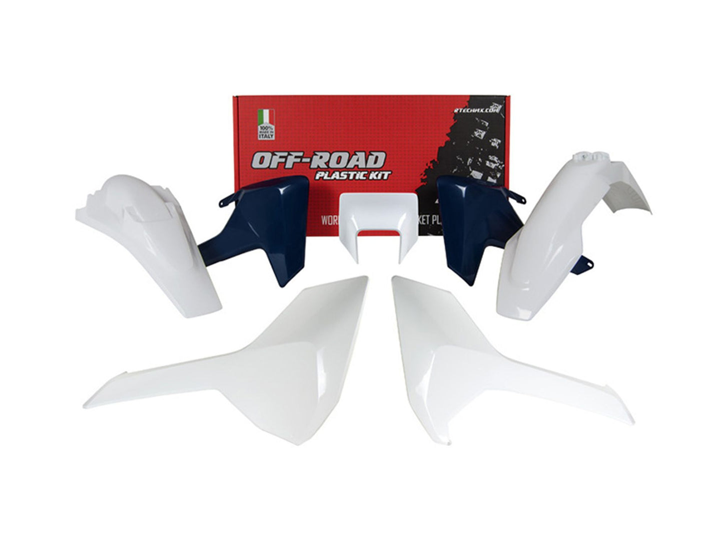 Kit Plastiche Racetech HUSQVARNA 250/300/350/450/501 SENZA PARASTELI 2017-2019 Kit Completo Enduro