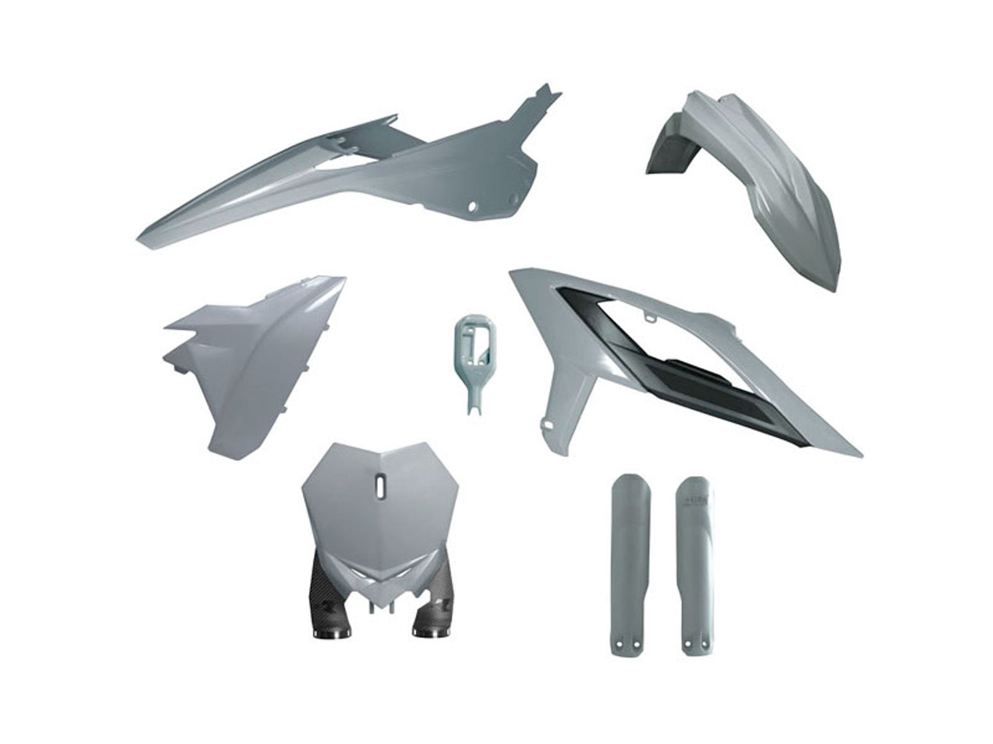 Kit Plastiche Racetech BETA RR CON PARASTELI 2021-2024 Kit GRIGIO QUANTUM