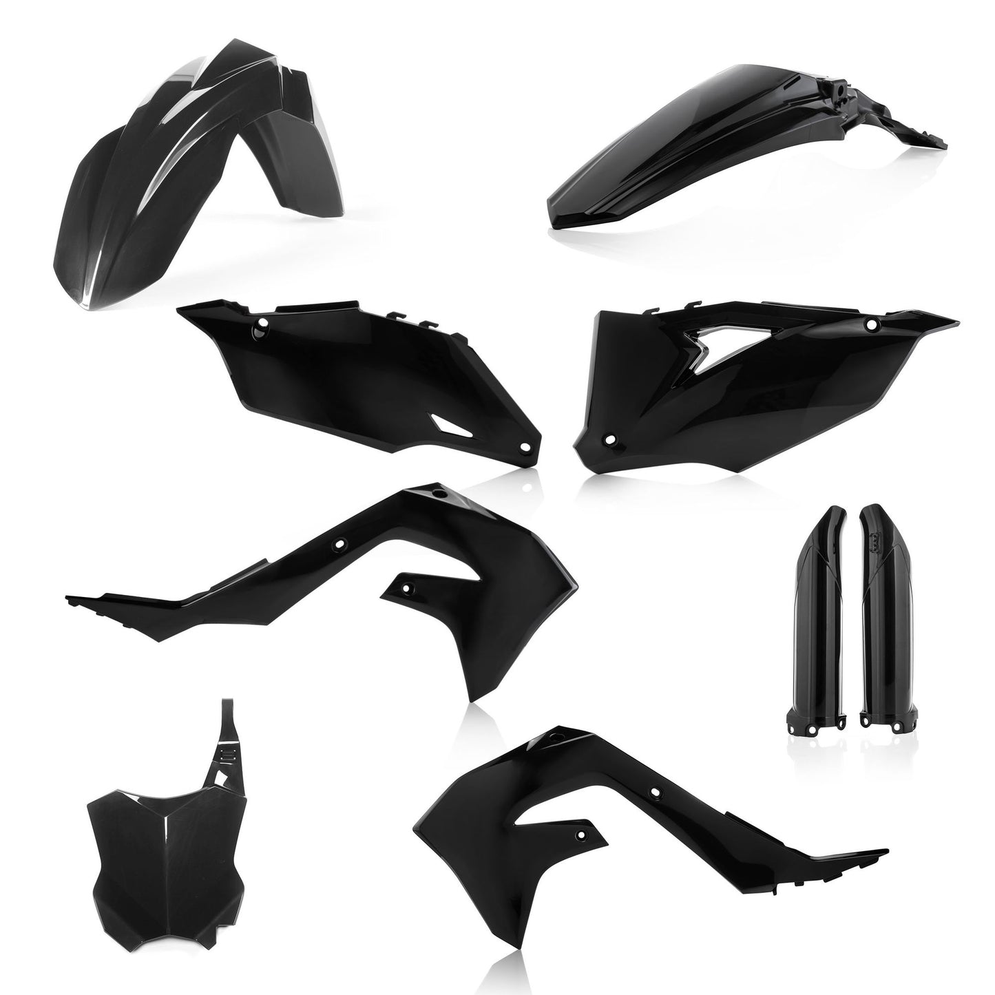 KIT PLASTICHE COMPLETO KAWASAKI KXF450 2019 ACERBIS NERO