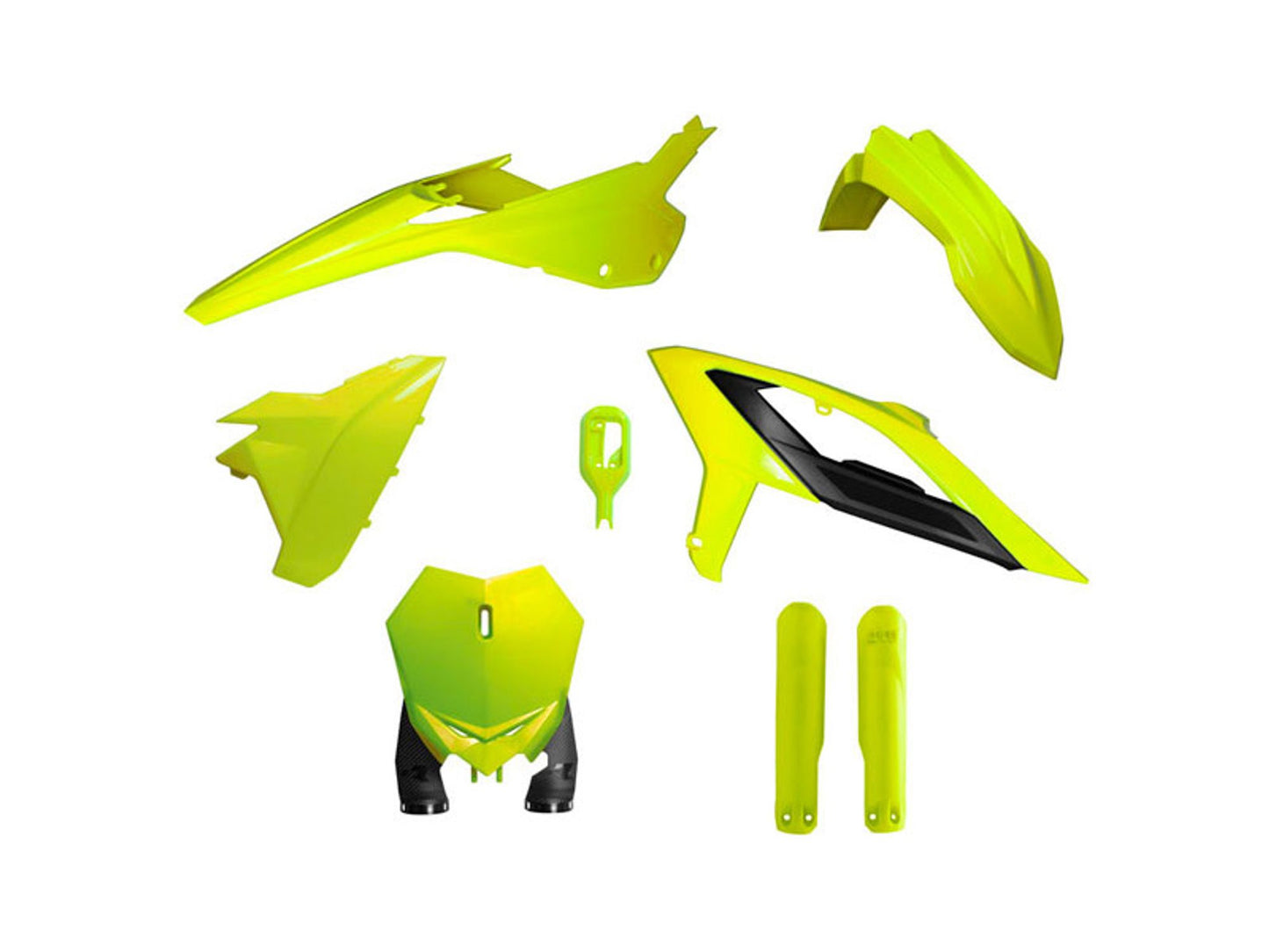 Kit Plastiche Racetech BETA RR CON PARASTELI 2021-2024 Kit GIALLO NEON
