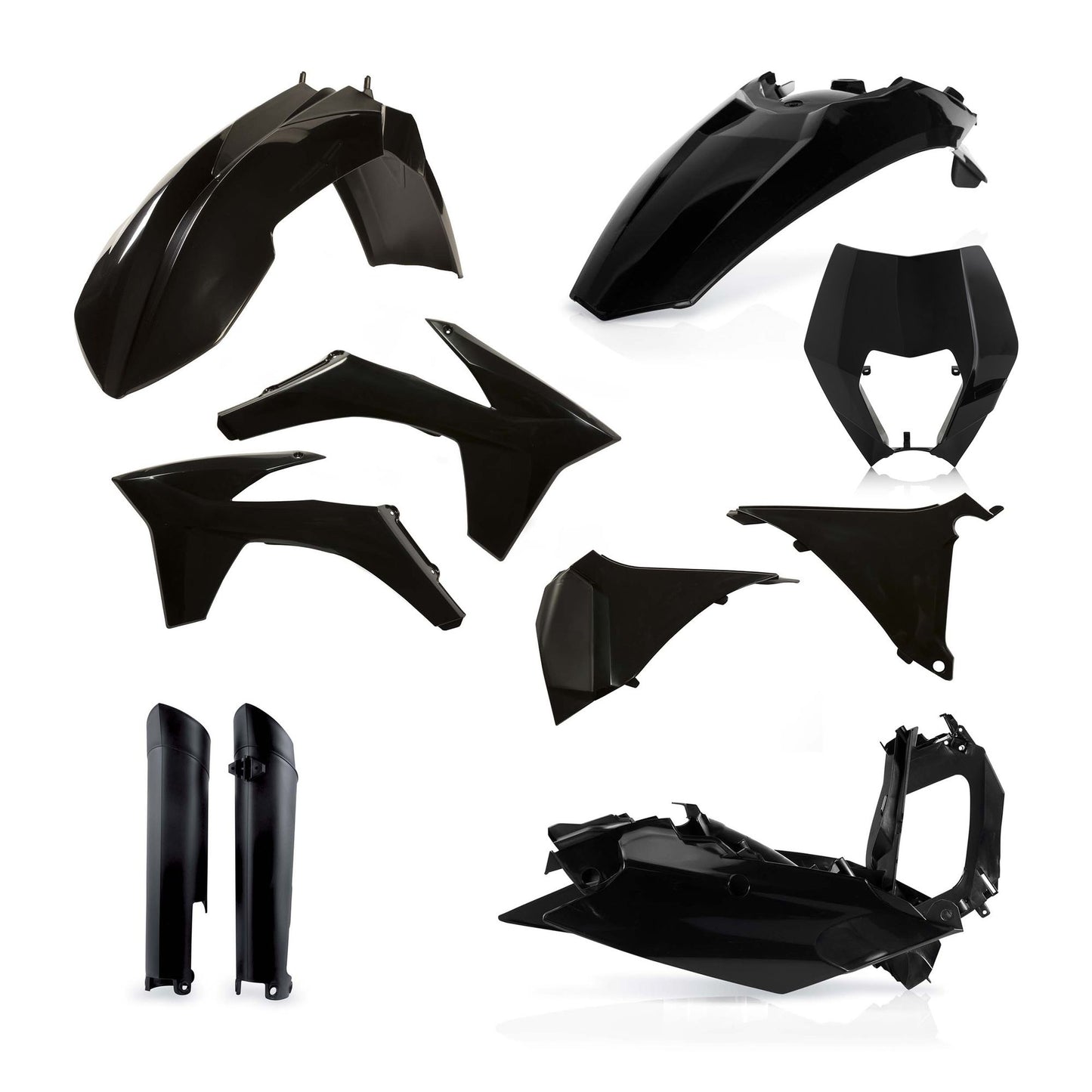 KIT PLASTICHE COMPLETO KTM EXC/EXCF 2012 ACERBIS NERO