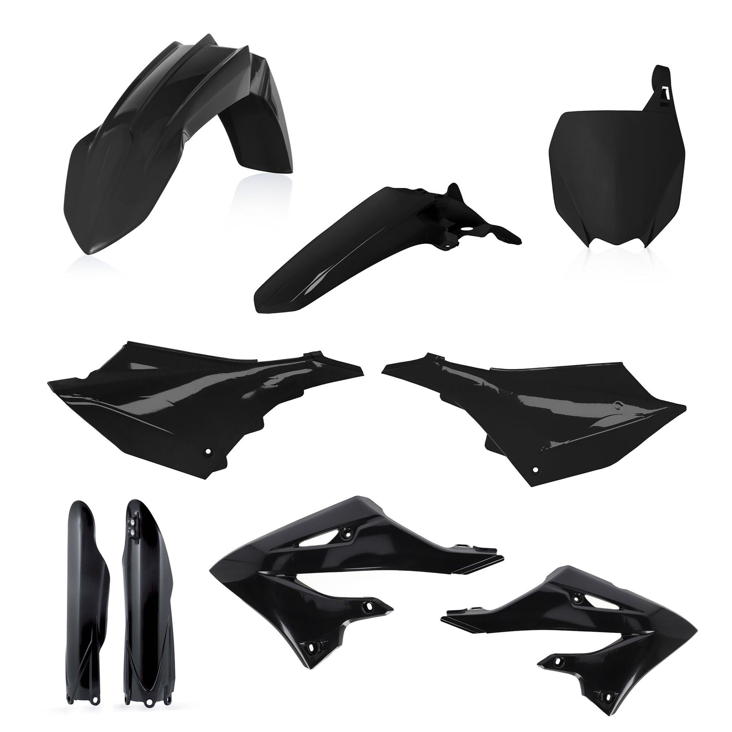 KIT PLASTICHE COMPLETO YAMAHA YZ125 22 ACERBIS NERO