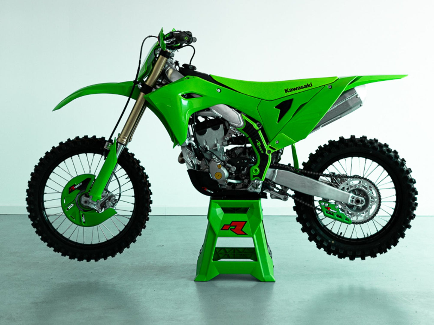 Kit Plastiche Racetech FACTORY KAWASAKI KX 250/450 2024-2026 Kit Completo Enduro BIANCO
