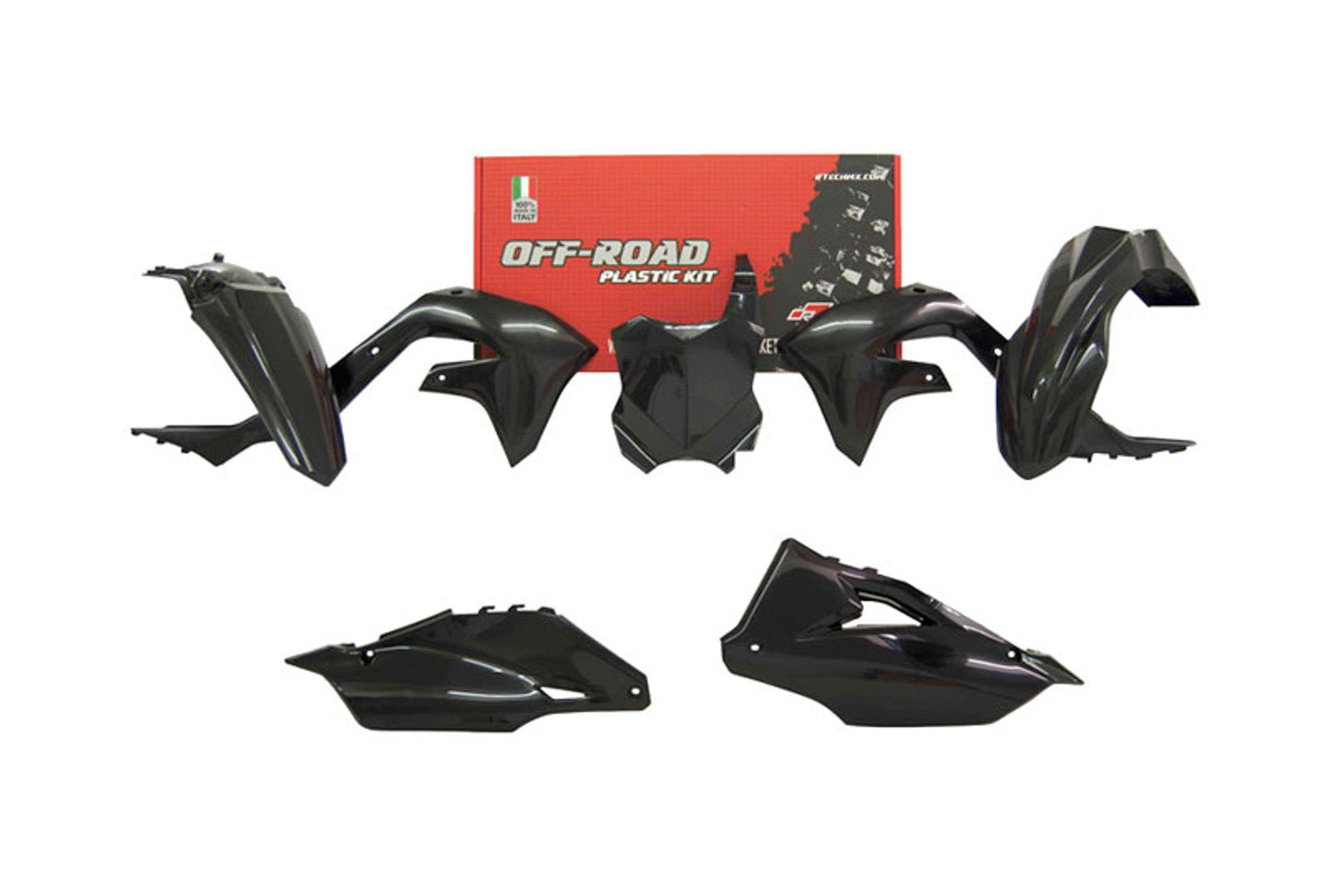 Kit Plastiche Racetech KAWASAKI KX 250/450 2020-2024 Kit Completo Enduro Motocross NERO