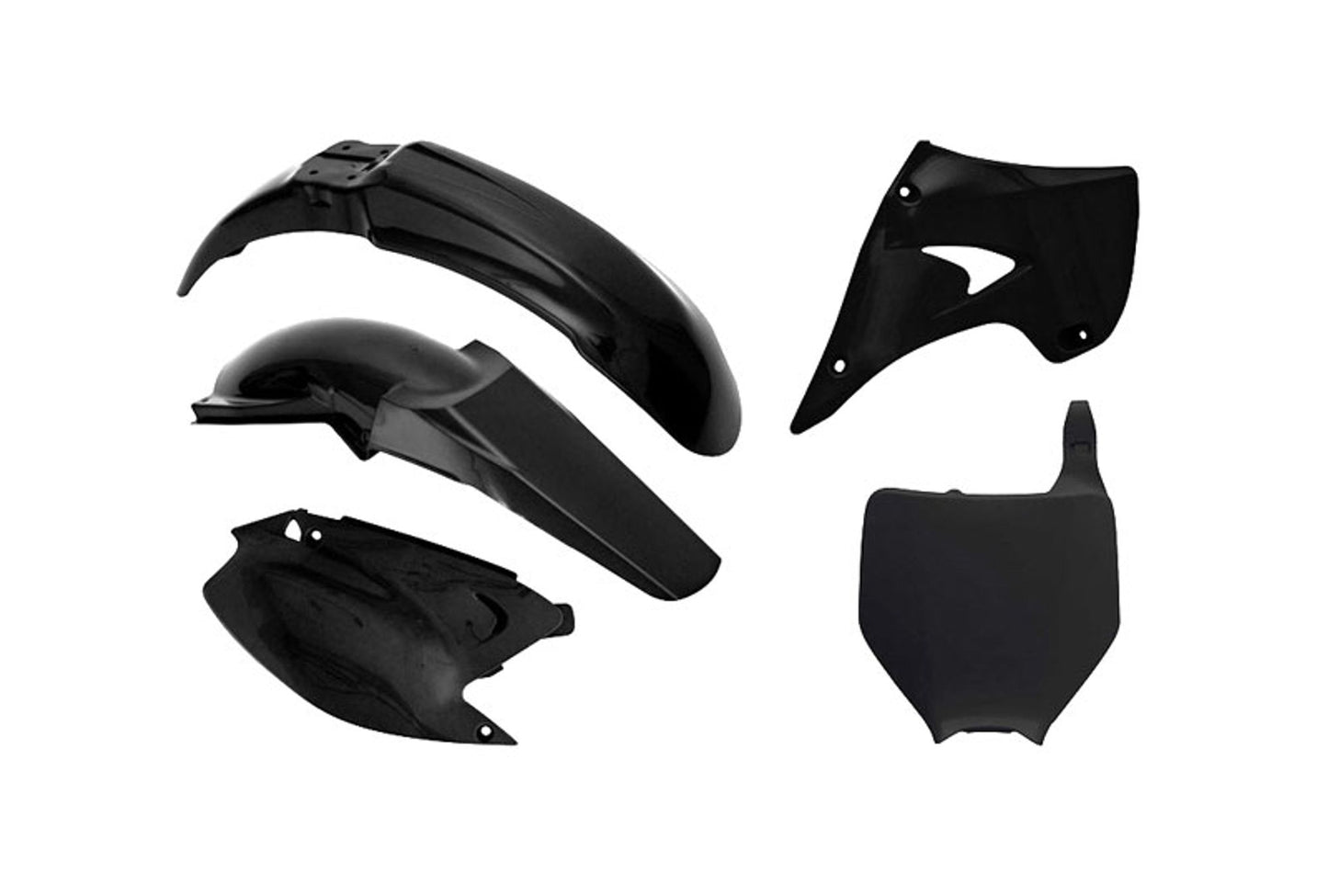 Kit Plastiche Racetech KAWASAKI KX 125/250 2003-2008 Kit Completo Enduro Motocross NERO