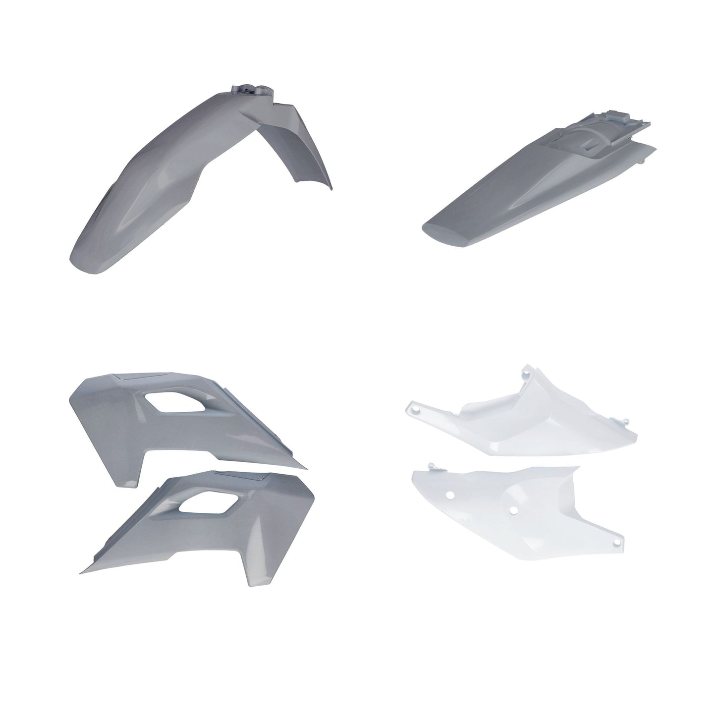 KIT PLASTIC COMPATIBLE PER HU TE/FE 24 ACERBIS GRIGIO/BIANCO
