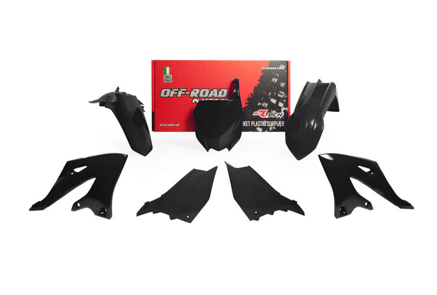 Kit Plastiche Racetech YAMAHA YZ 125/250 2022-2026 Kit Completo Enduro Motocross NERO