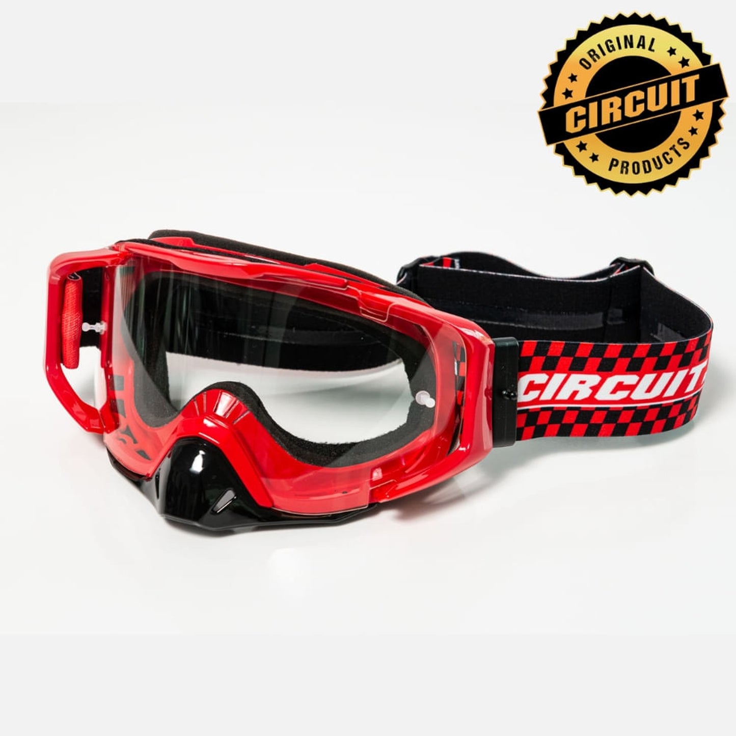 Maschera Circuit Quantum-N rosso / nero