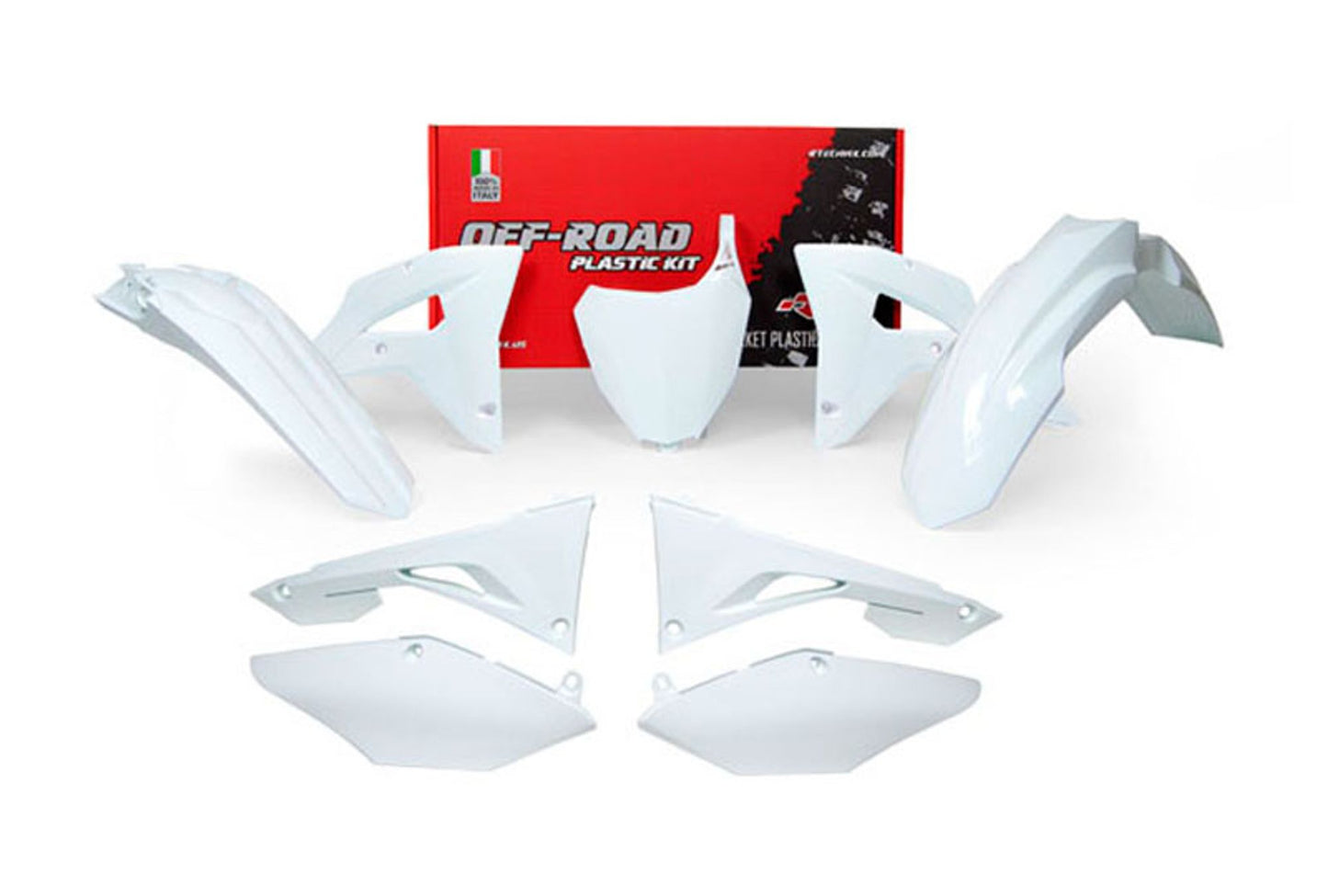 Kit Plastiche Racetech HONDA CRF 450 2017-2018 Kit Completo Enduro Motocross BIANCO