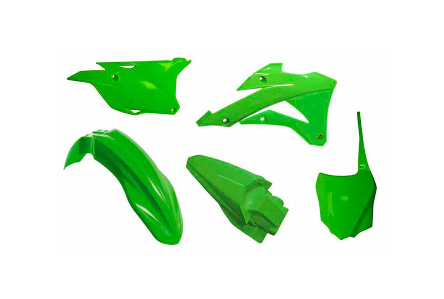 Kit Plastiche Racetech KAWASAKI KX 85/100 2014-2021 Kit VERDE KX